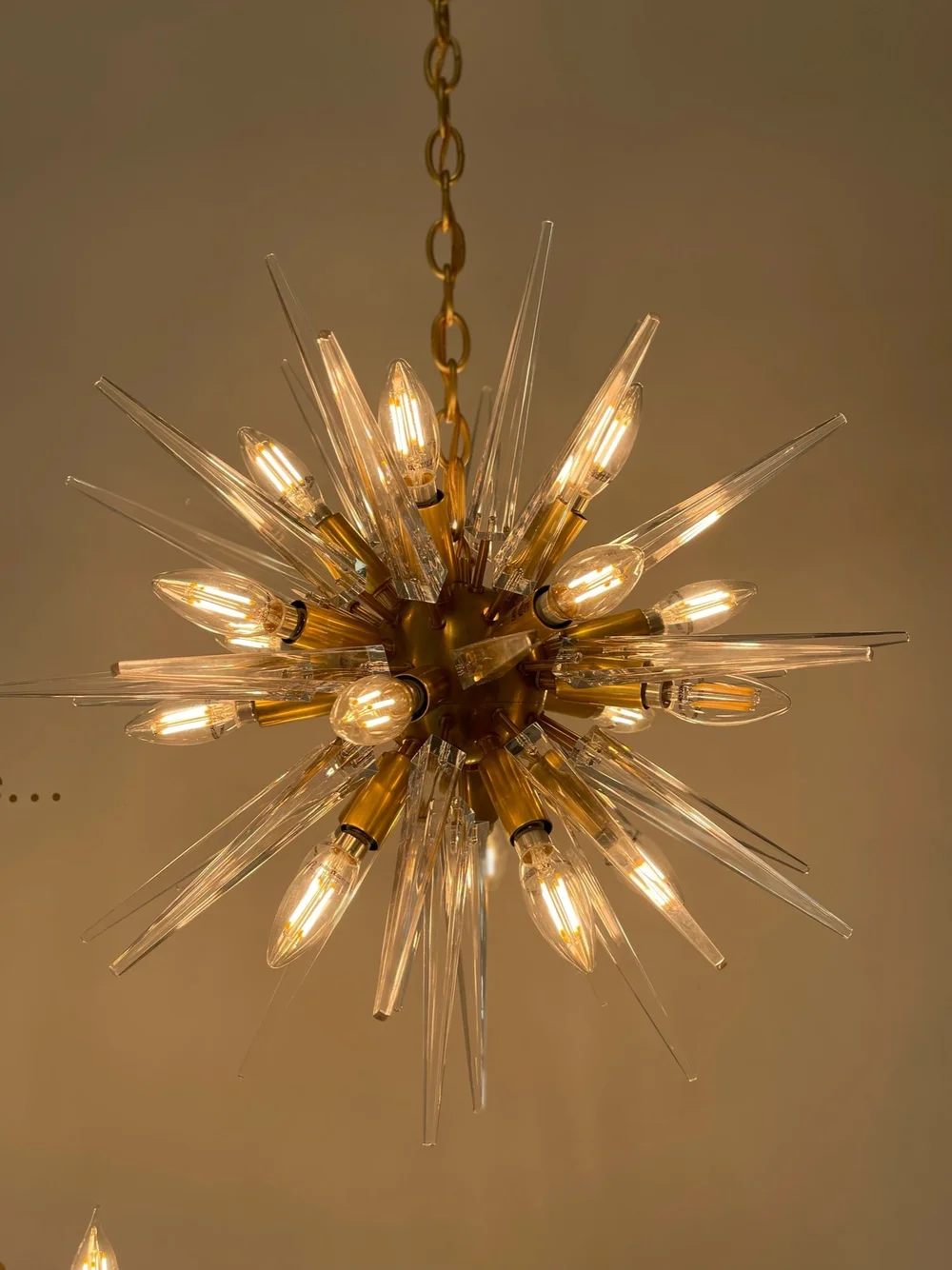 未使用4本　シュテルン stern16×8　16×７Fortecs Stern Quincy Small Sputnik Chandelier