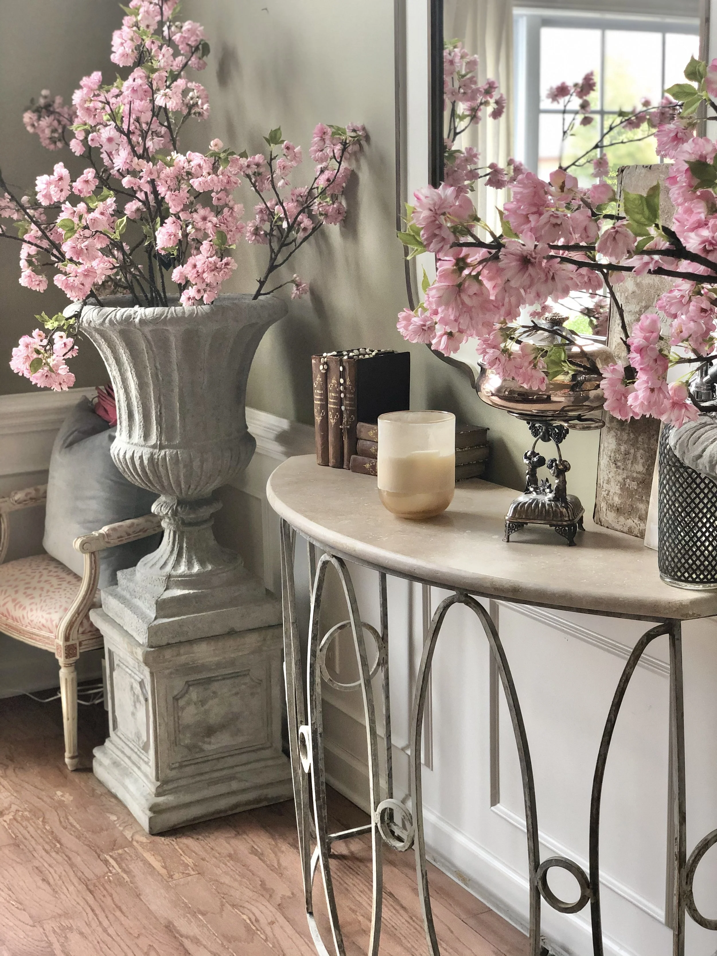 CHERRY BLOSSOM BRANCH 46" SET OF 2 - Alexandra Lauren Home Collection