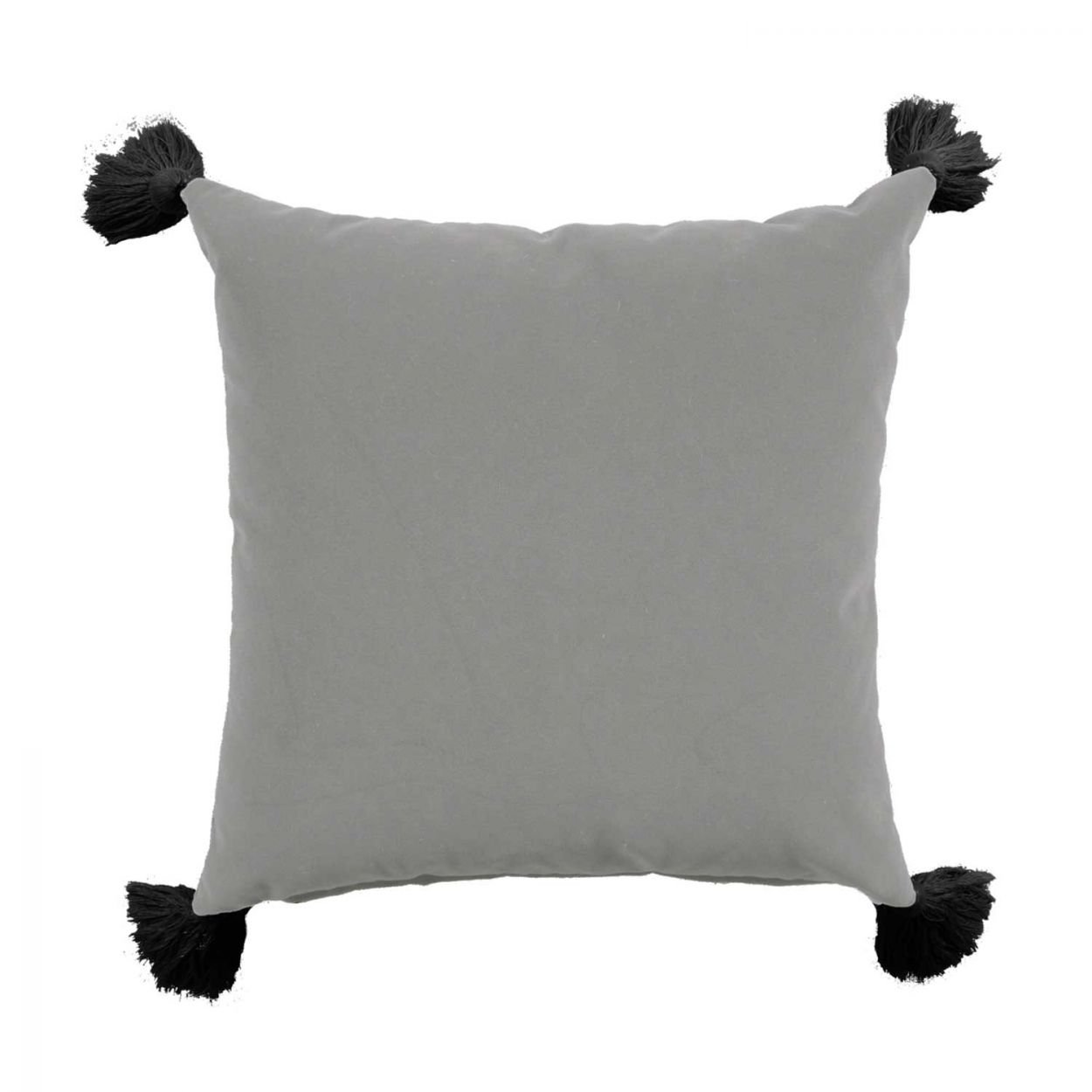 PEWTER VELVET INDOOR OUTDOOR PILLOW - Alexandra Lauren Home Collection