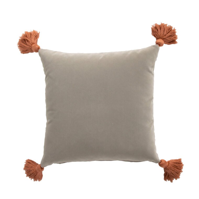 PEWTER VELVET INDOOR OUTDOOR PILLOW - Alexandra Lauren Home Collection