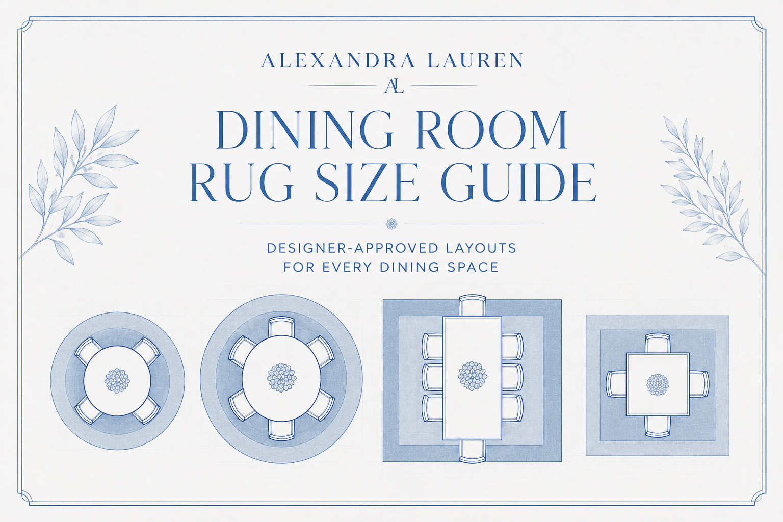 Dining Room Rug Size Guide: How to Choose the Perfect Rug Size for Your Dining Table