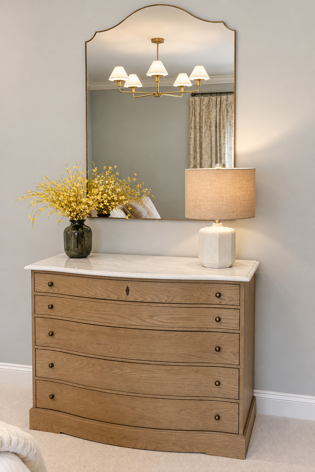 NORMA WALL MIRROR - Alexandra Lauren Home Collection
