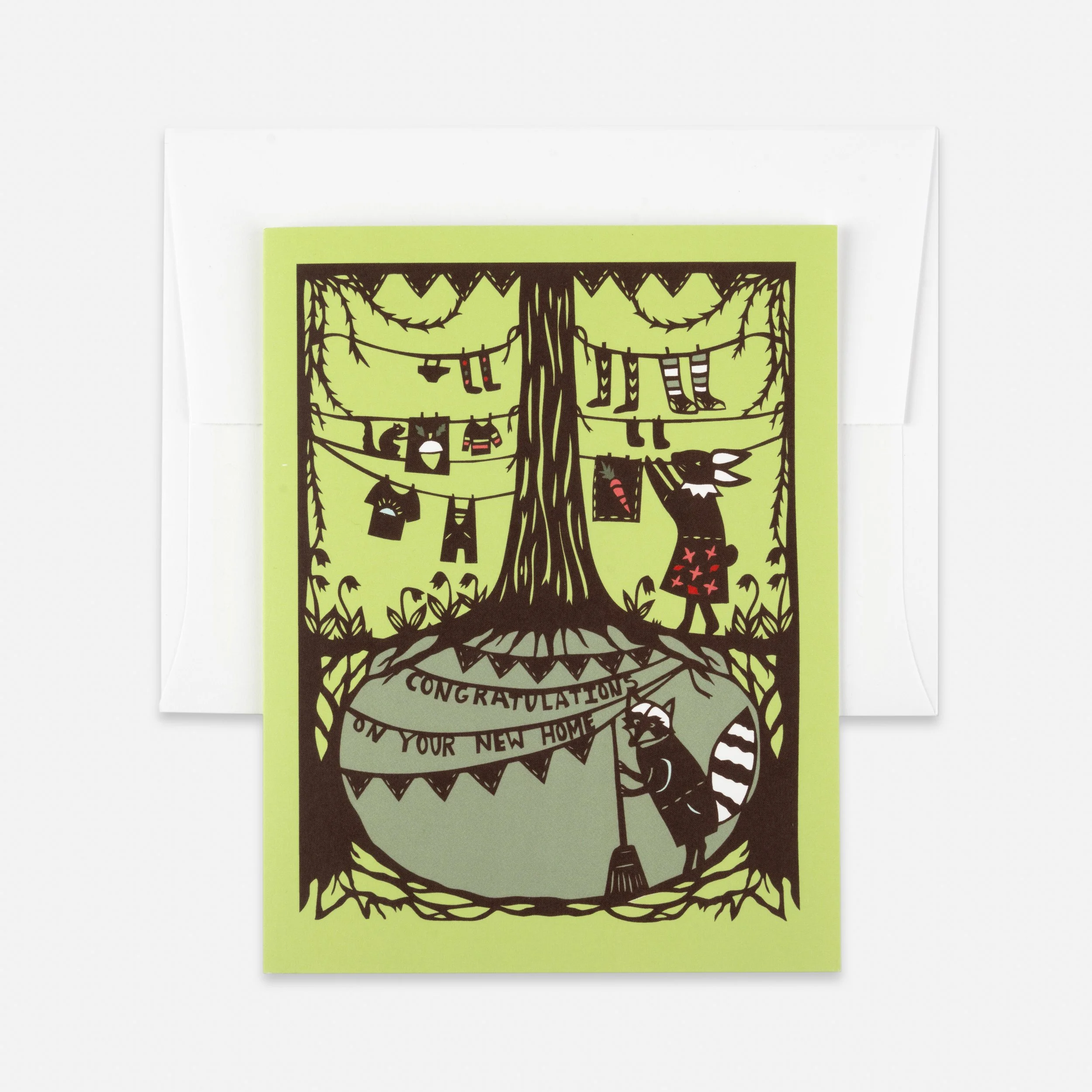 Annie Howe Papercuts Congratulations On Your New Home Card - New!