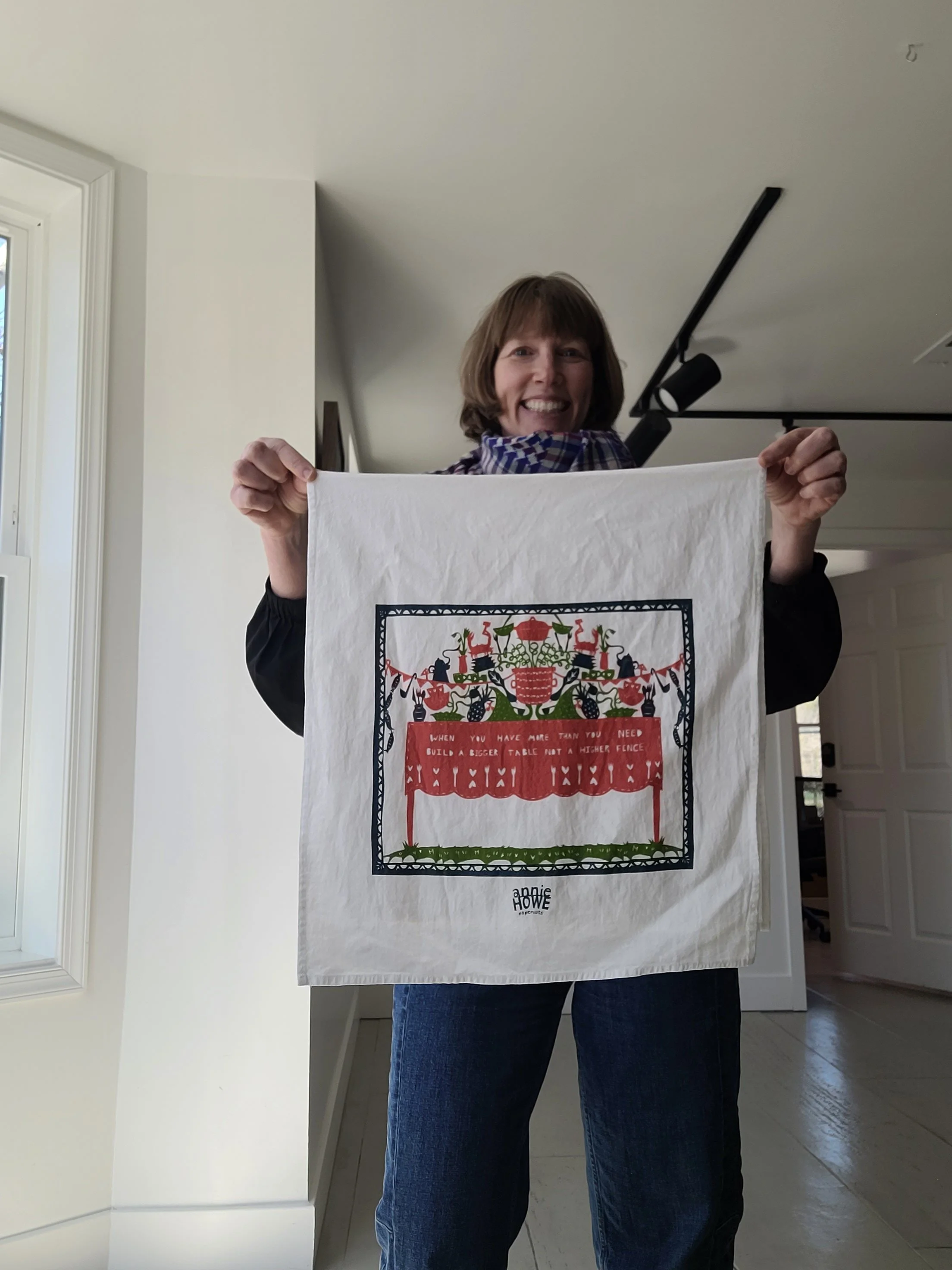 Bigger Table Tea Towel- Extra Large!