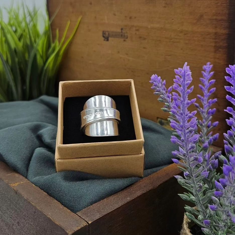 WEBSITE UPDATE!
I've just added a few new silver rings to my collection.
These eye-catching sterling silver rings have been handcrafted in my studio from vintage silver teaspoons.

To see more check out my website, and if you have any questions just 