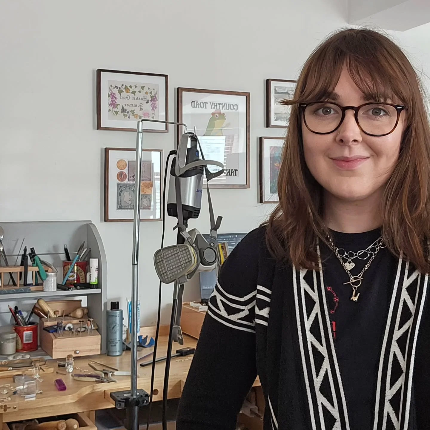 Good Morning &amp; Hello Monday! Are we all ready for another busy week? 

I'm back at the bench today and finishing up work on a few custom orders. They'll be heading off to be hallmarked very soon along with some brand new pieces. I also have a few