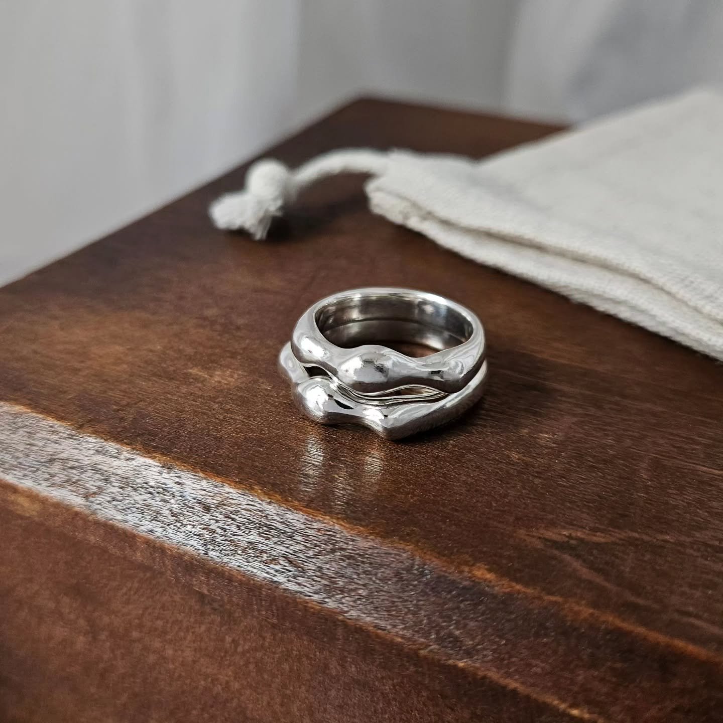 Good Morning! It's Tuesday already, tomorrow you'll be halfway to the weekend.

#silverrings #rings #everydayjewellery #handmade #recycledsilver