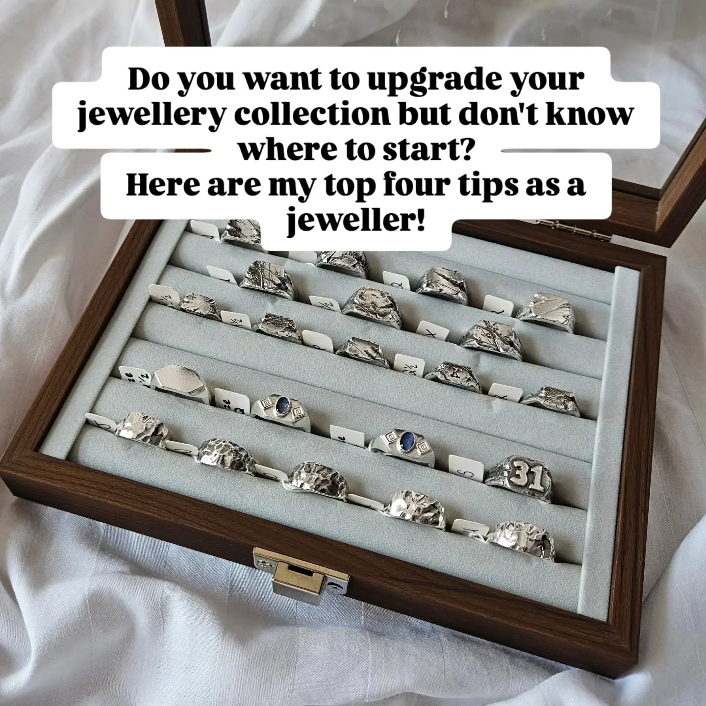 My tips as a jeweller for anybody that wants to start curating their own jewellery collection!

I could talk about jewellery all day so if you'd like to read more of my thoughts just let me know.

What do you look for when you're adding to your colle