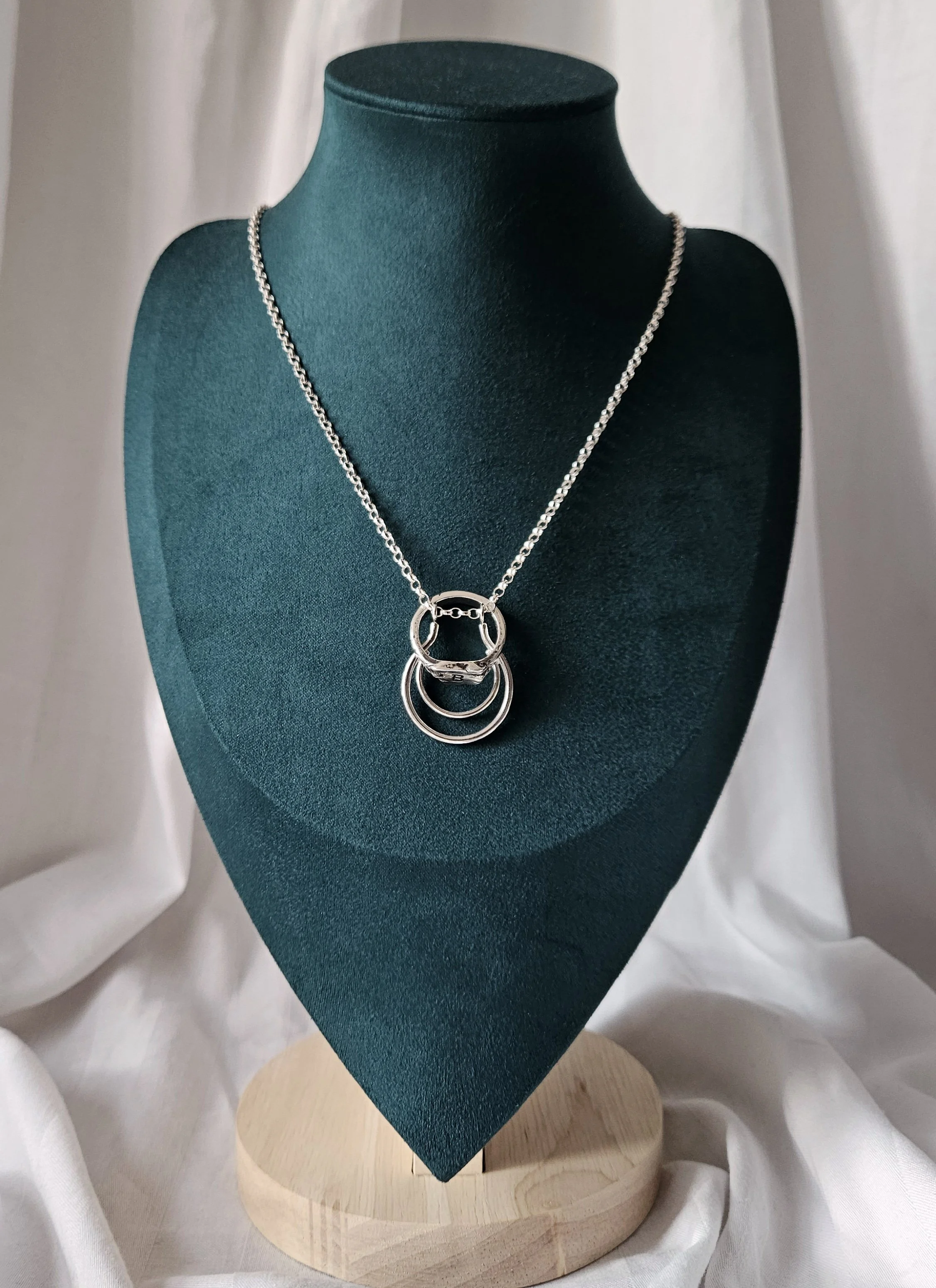 'Ring Keeper' Necklace - Sterling Silver