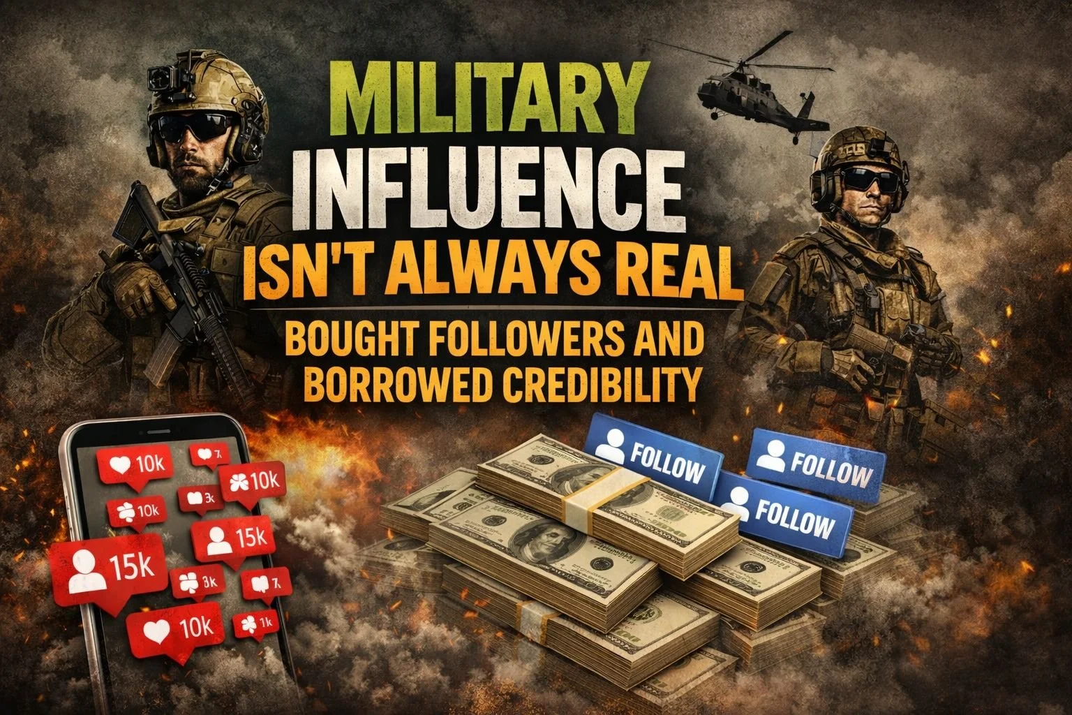 Military Metrics That Lie: Rethinking Influence and Credibility Online