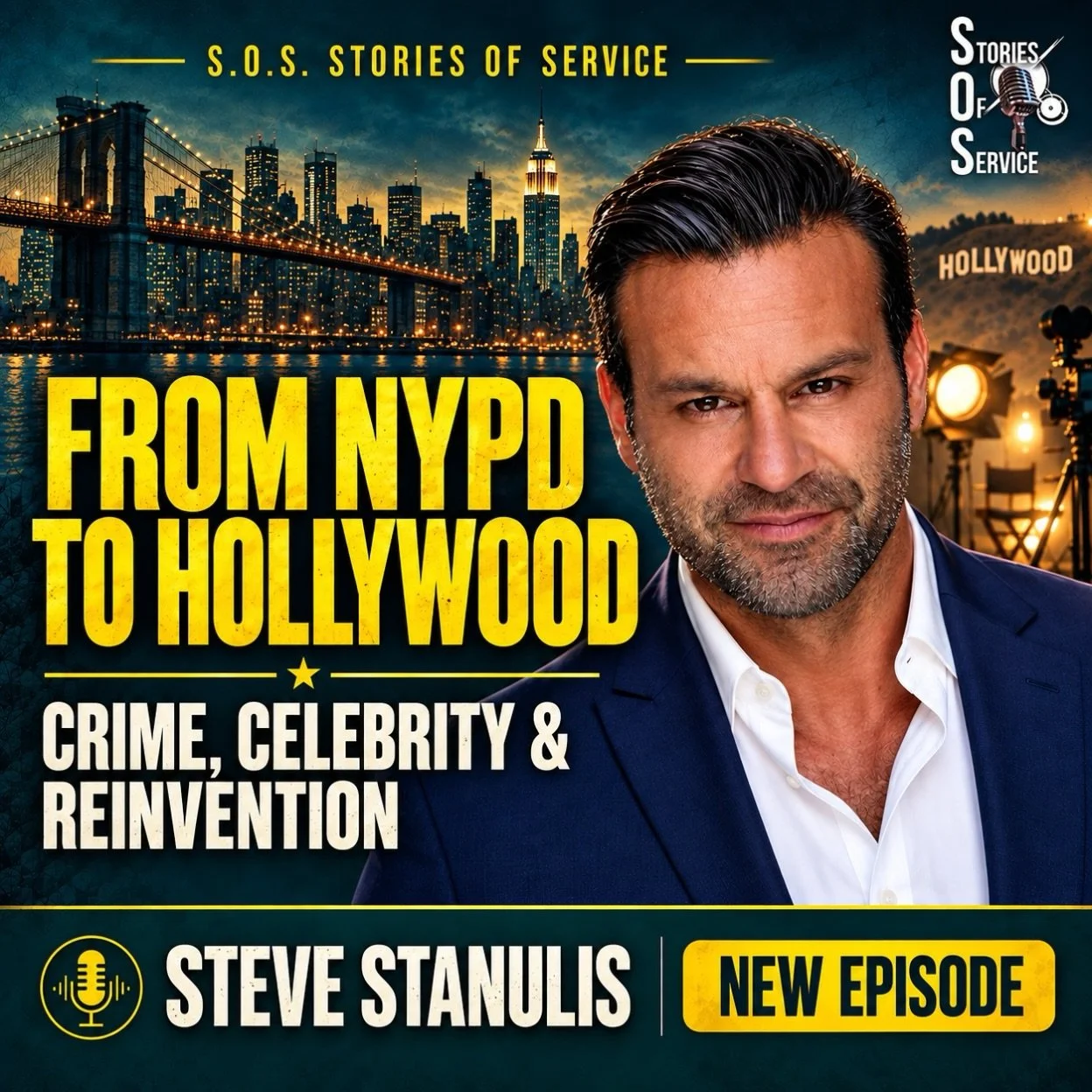 𝐅𝐫𝐨𝐦 𝐍𝐘𝐏𝐃 𝐭𝐨 𝐇𝐨𝐥𝐥𝐲𝐰𝐨𝐨𝐝 🎬🚔

What happens when life forces you to reinvent yourself?

This week on 𝐒.𝐎.𝐒. 𝐒𝐭𝐨𝐫𝐢𝐞𝐬 𝐨𝐟 𝐒𝐞𝐫𝐯𝐢𝐜𝐞, I sit down with actor, producer and former NYPD officer 𝐒𝐭𝐞𝐯𝐞 𝐒𝐭𝐚𝐧𝐮𝐥𝐢𝐬.

