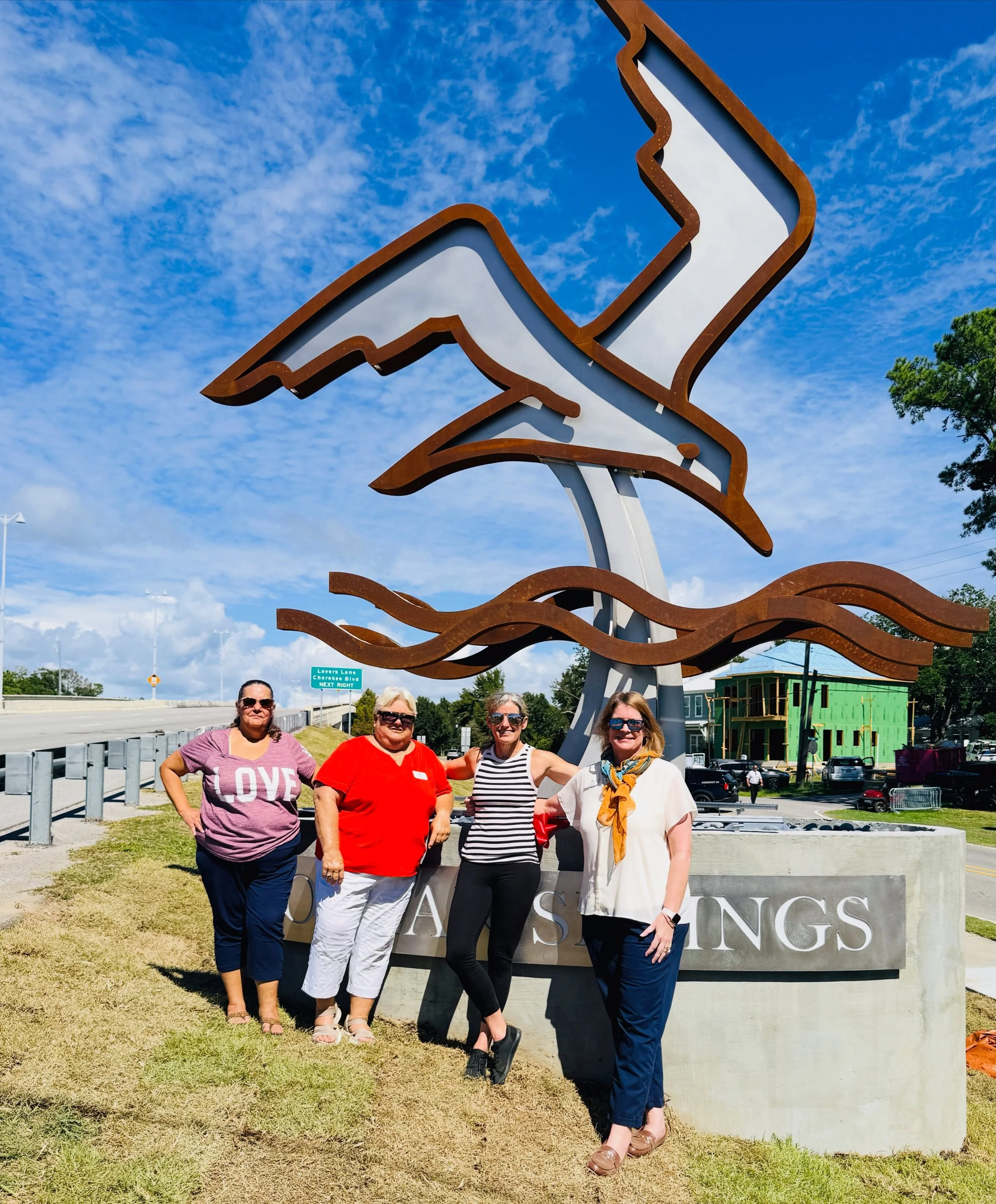 Love seeing Ocean Springs come together to celebrate something that makes our city even more special. 🎉🌊

Today&rsquo;s dedication of the new gateway sculptures is such a beautiful addition to our community. Inspired by the work of Walter Anderson,