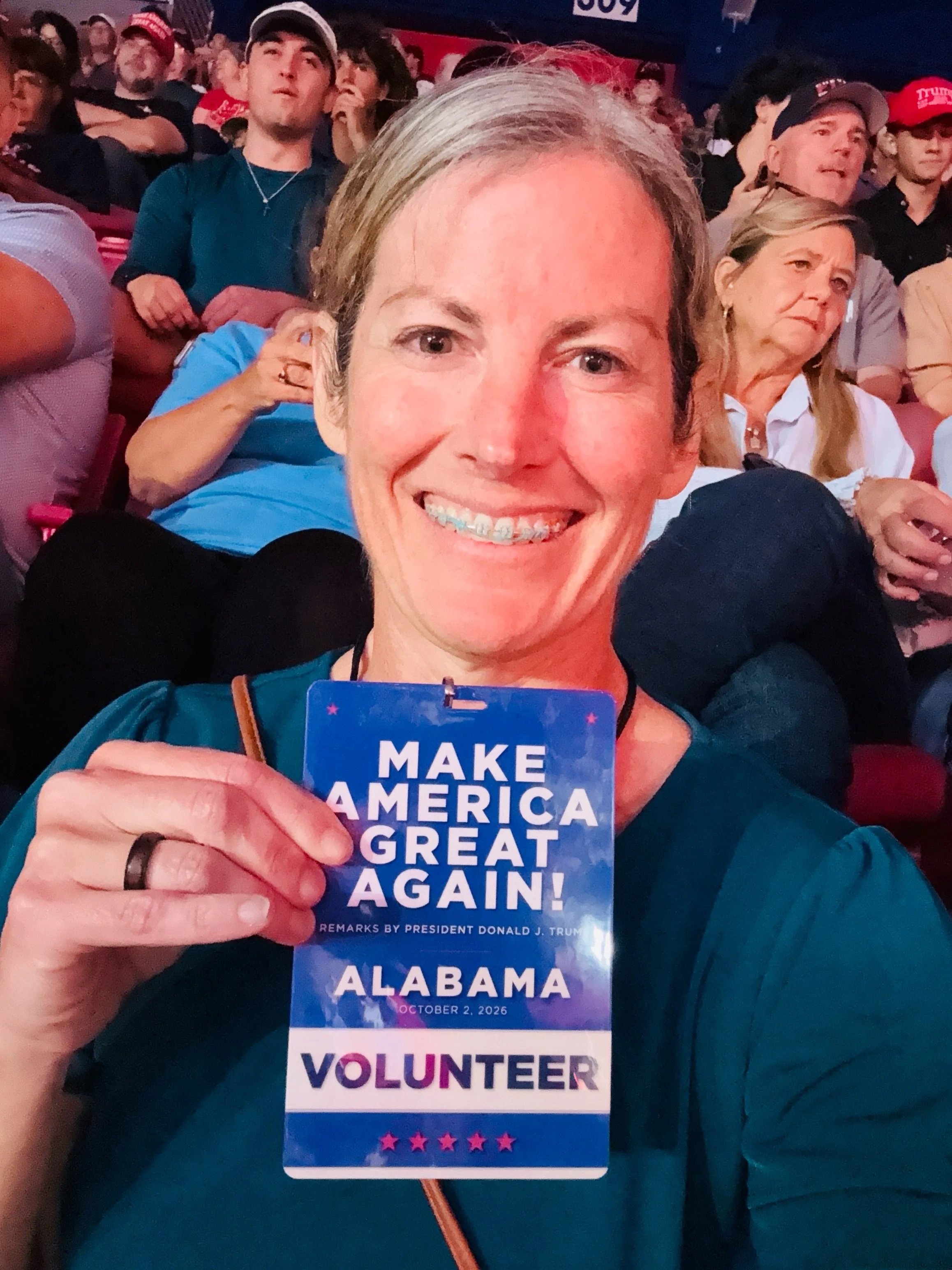 Best part of a Trump rally? The people of course. Wonderful time all around meeting beautiful patriots!
