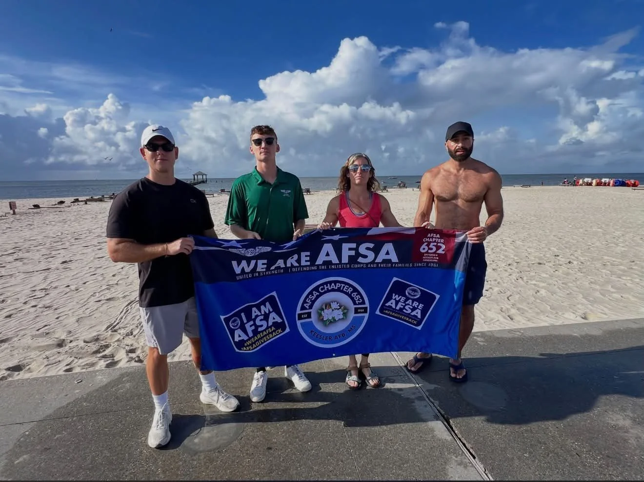 Today I participated in a beach clean up courtesy of AFSA Chapter 652 Keesler AFB! I can&rsquo;t think of a better way to be outside with nature keeping our MS gulf coast safe and beautiful!