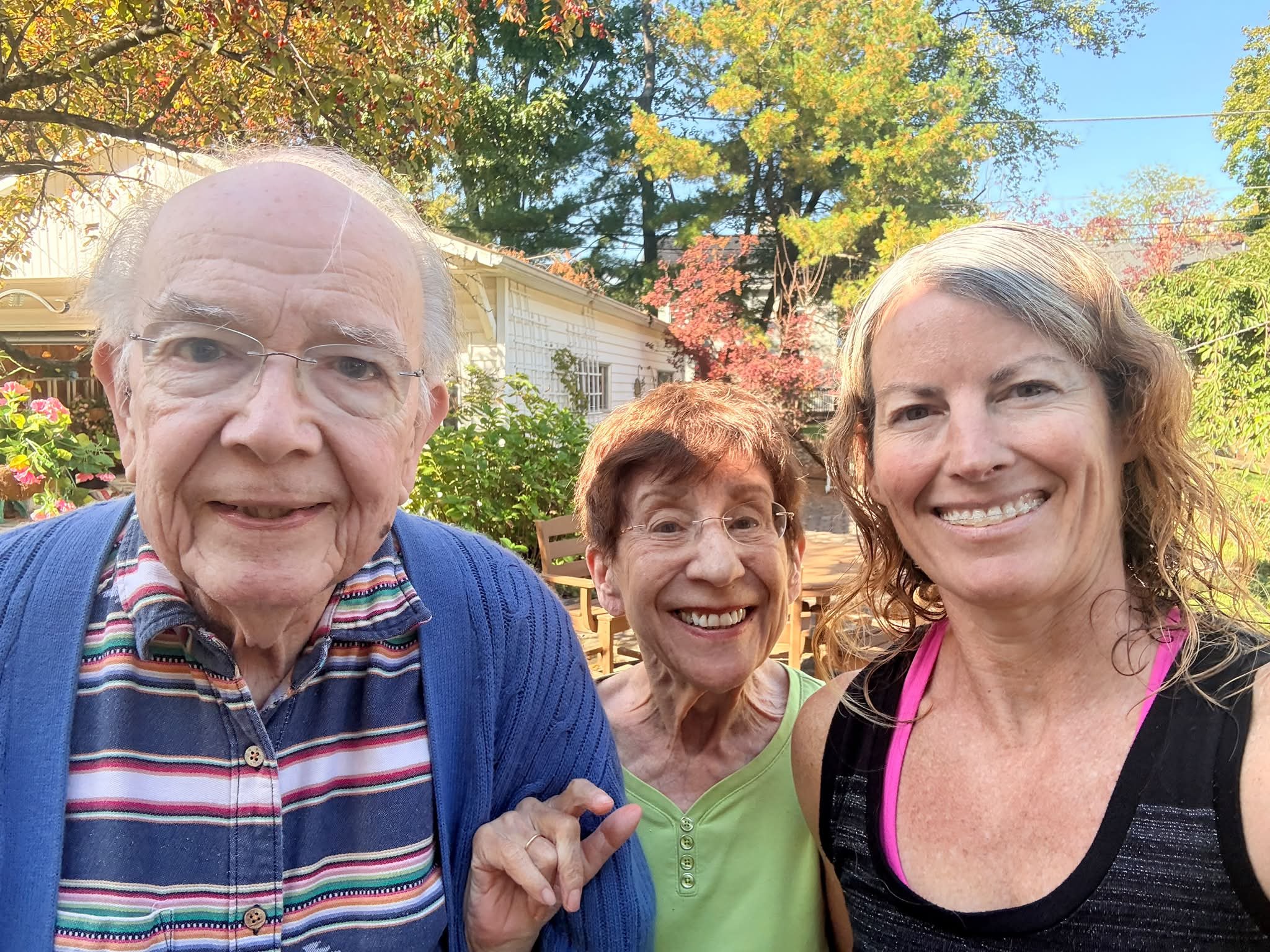I just had a delightful visit with Mom and Dad. Our time on earth is temporary so soak in each moment like its the last one given. Learn to let petty resentments go and realize the things you may have ruminated on for years is just wasted energy. Whe