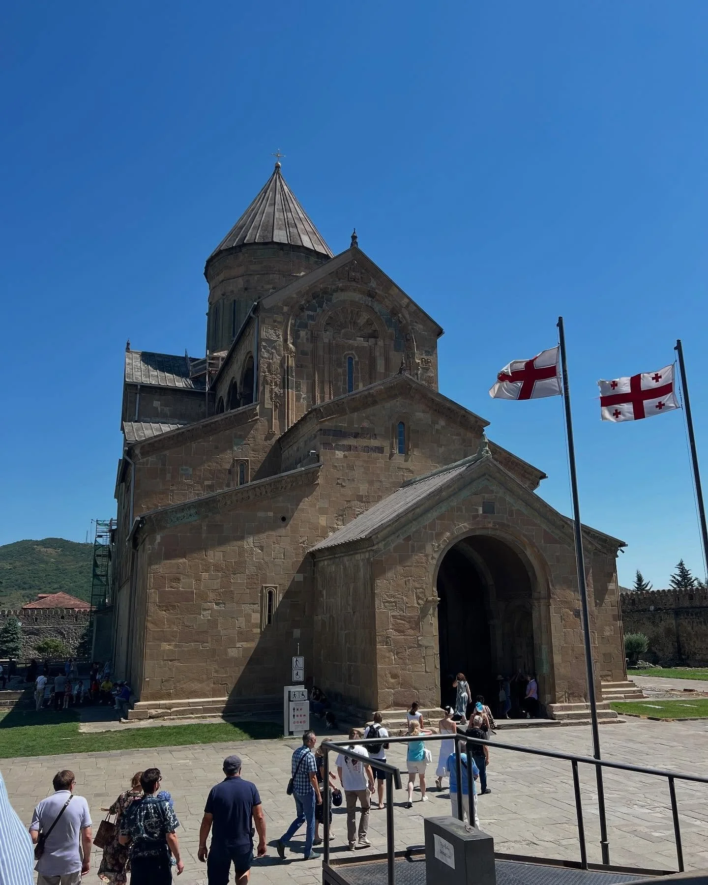Not only did we visit georgia and see some really cool sights, but we also have a show coming up. The world is truly a beautiful place - and waho on thursday has a truly beautiful line up 🇬🇪❤️