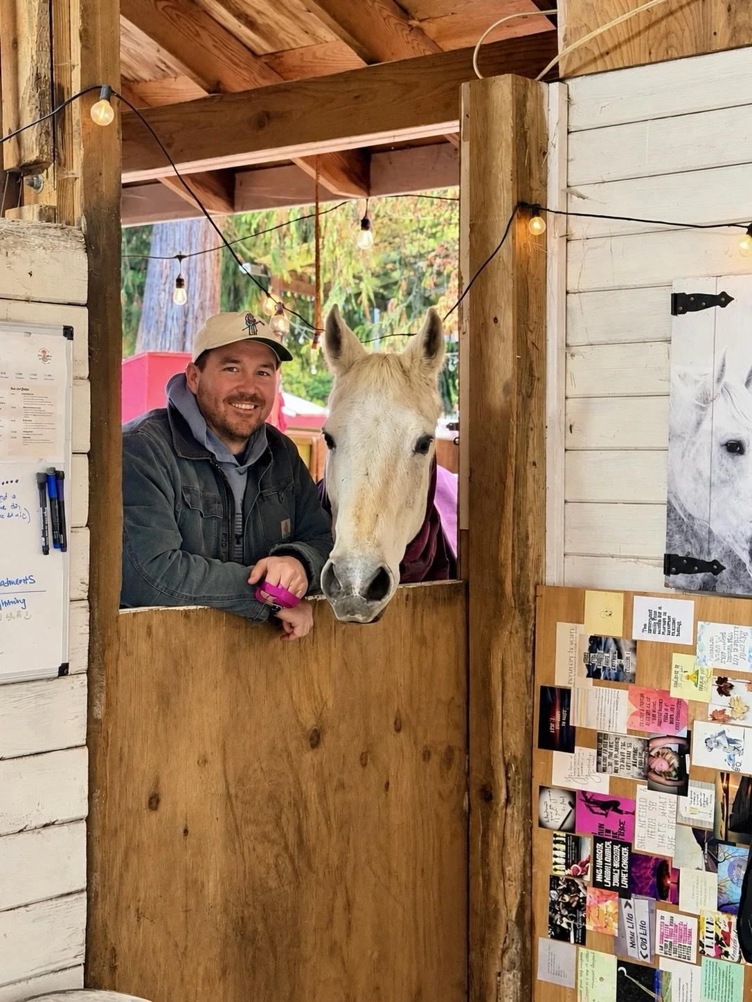 Happy Birthday to the other half of Rewild! 🎉❤️

Aaron and I met 11 years ago with zero farm animals in sight, and he&rsquo;s been by my side ever since as I&rsquo;ve grown the sanctuary he never actually asked for. 😂

A true horse husband through 