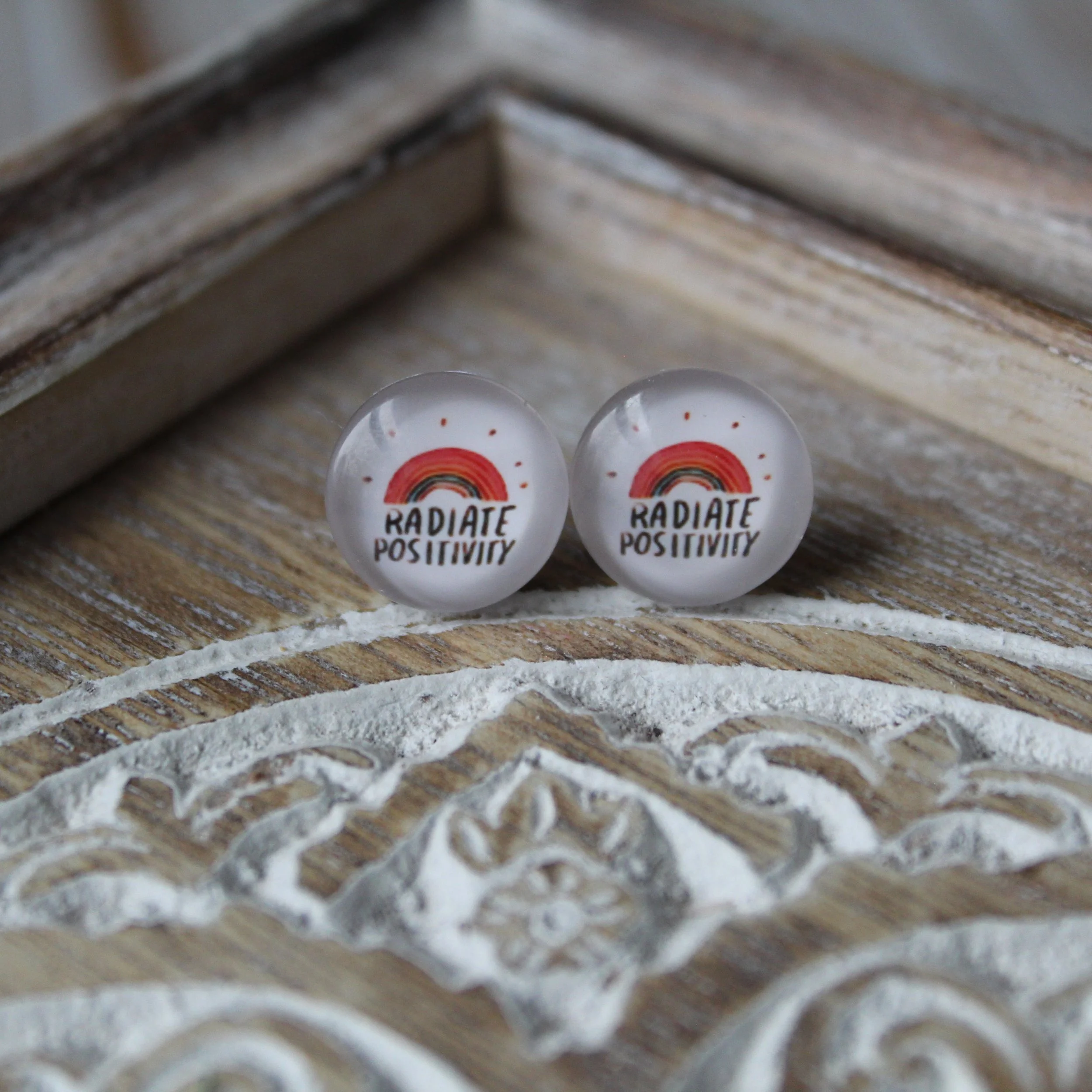 Throwback Radiate Positivity Studs