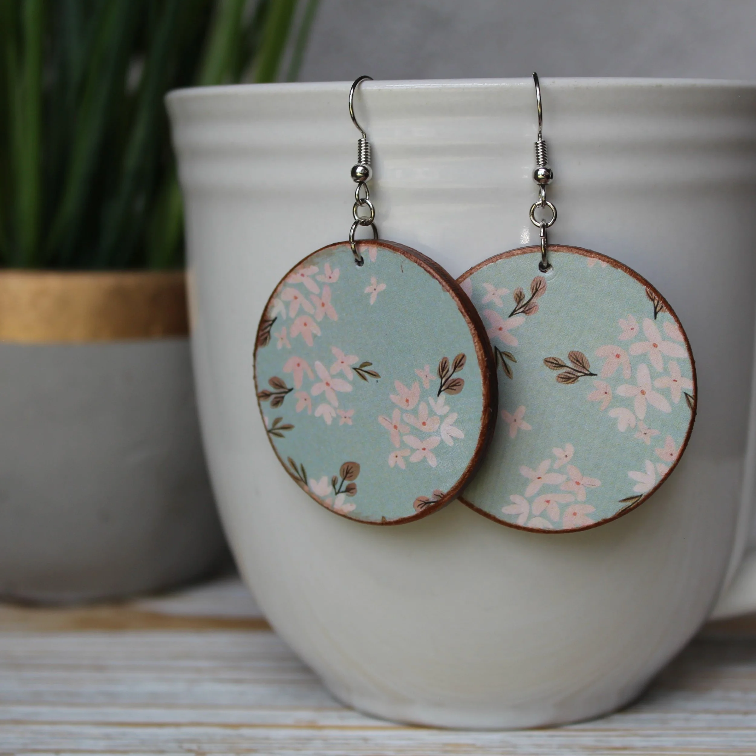 Sakura Japanese Wooden Disc