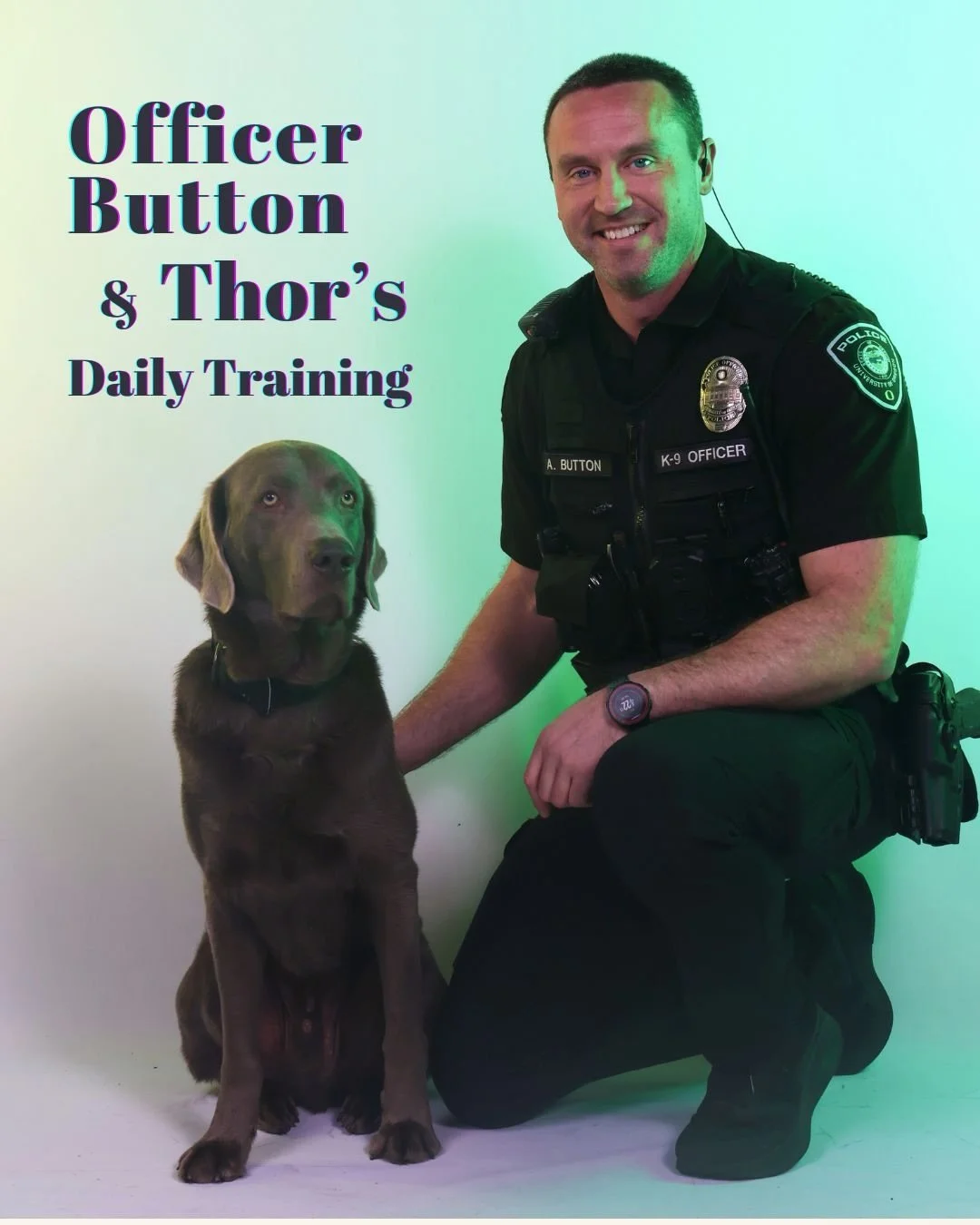 Safety on a college campus is often associated with patrol vehicles and uniformed officers. But protection can also take quieter, unexpected forms.

At the University of Oregon, Thor, an explosive detection K-9, turns each shift into what Officer But