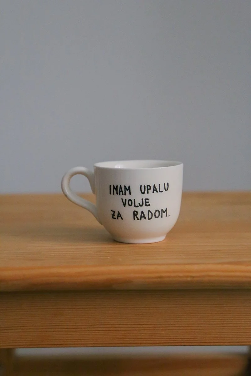 MRD Šalica Espresso " UPALA VOLJE "