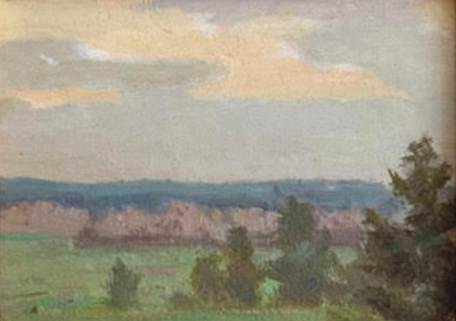 Landscape with Pine Trees