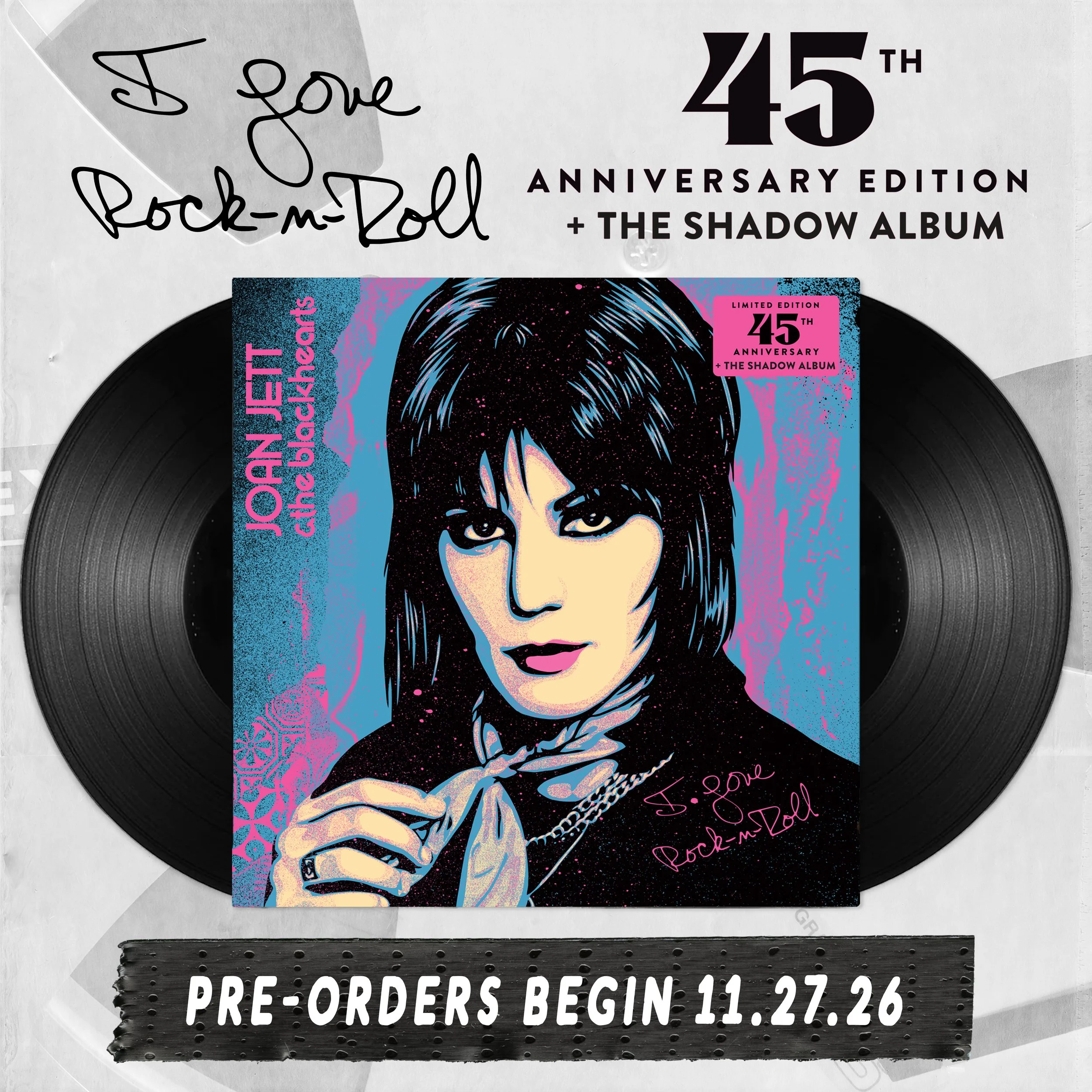 'I Love Rock 'N Roll + The Shadow Album' Limited Edition 45th Anniversary Collection