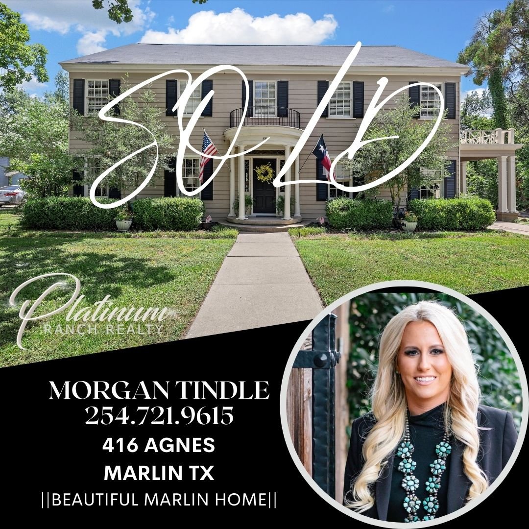 💥Congratulations to Morgan and her seller! 💥

Morgan was able to take this property from LISTED to SOLD! If you are thinking of buying or selling give Morgan a call today! 
 #morethanjustaranchrealtor #whoyouworkwithmatters #yourtexasrealtors #plat