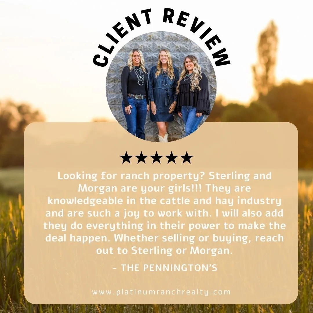 We are so thankful for all our clients. 

#whoyouworkwithmatters  #yourranchrealtors #platinumranchrealty