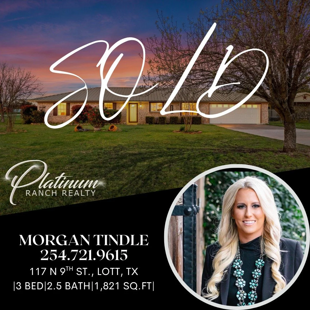 🏡 SOLD in Lott, TX! 🏡

Congratulations to the new homeowners of this beautiful property at 117 N 9th St.! 🎉 It was an honor helping make this home buying journey a success.

Thinking about buying or selling? The market is moving, and now is a grea