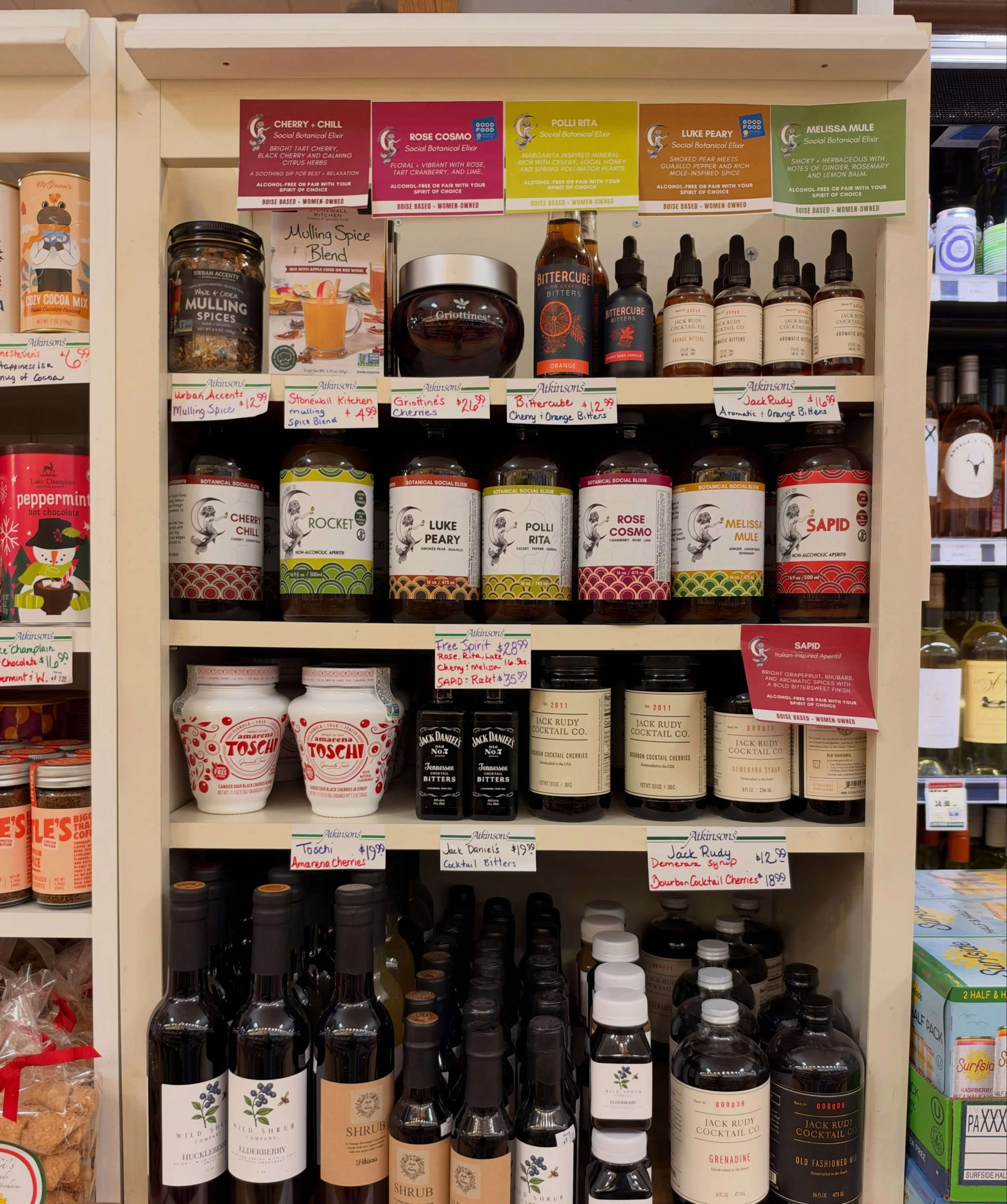 When in Ketchum, look for this cozy cabinet @atkinsonsmarket 

They&rsquo;re fully stocked with our Botanical Social Elixirs and Italian-inspired aperitifs.
