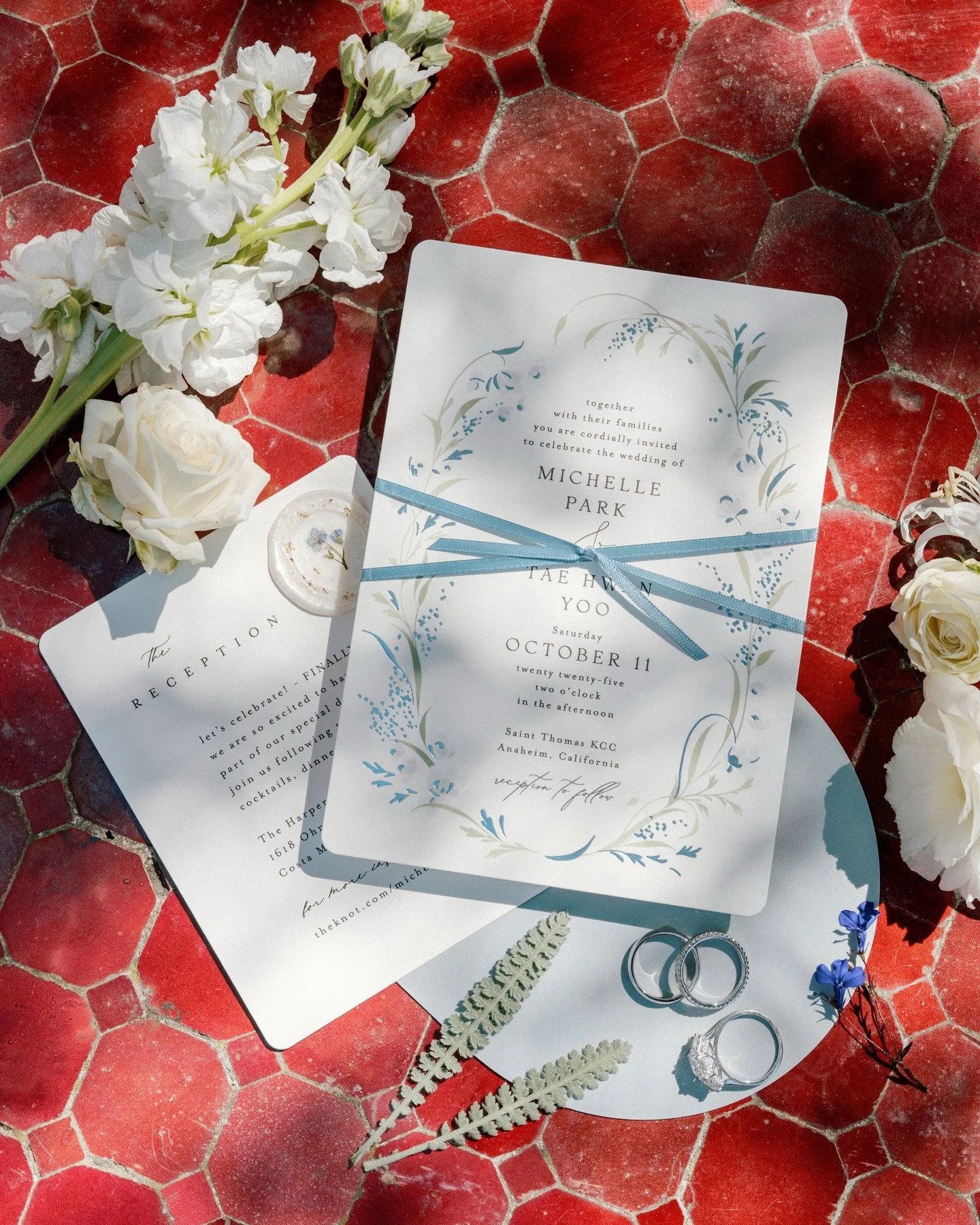 Michelle &amp; Peter
10.11.25

Planner |&nbsp;@theresaleeevents 
Venue |&nbsp;@theharperoc 
Photographer |&nbsp;@simonkimphoto 
Videographer |&nbsp;@silovisuals 
Florals |&nbsp;@wild_and_behold_florals 
Cake |&nbsp;@mcakessweets 
Petite Desserts |&nb