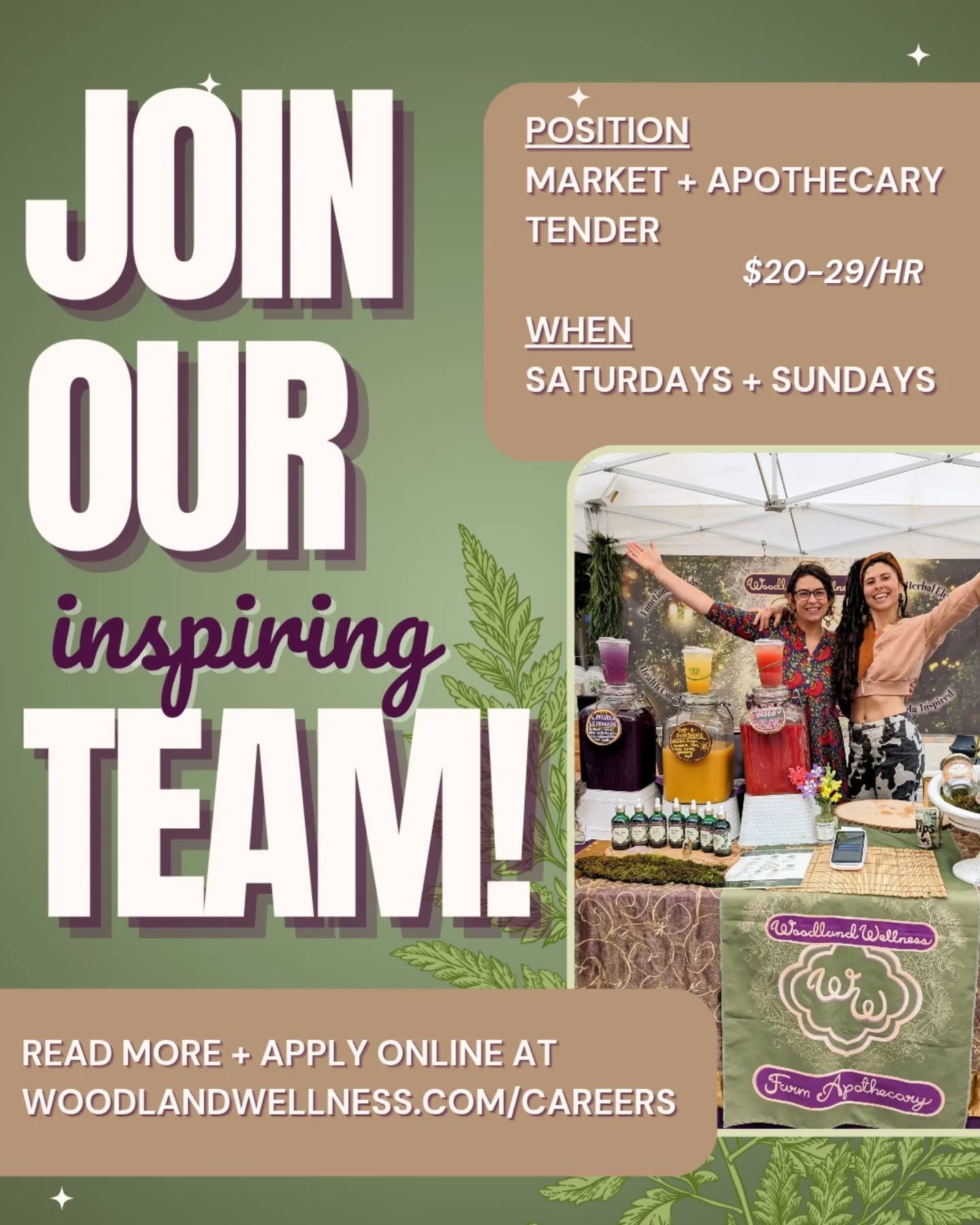 ☀️📣☀️ Calling those who embrace the power of plants, food as medicine, and the strength of community!

We&rsquo;re so excited to open our first ever physical location at @upperwestmarket 🙌 and now have 3 open positions accordingly! 

We reallyyy lo