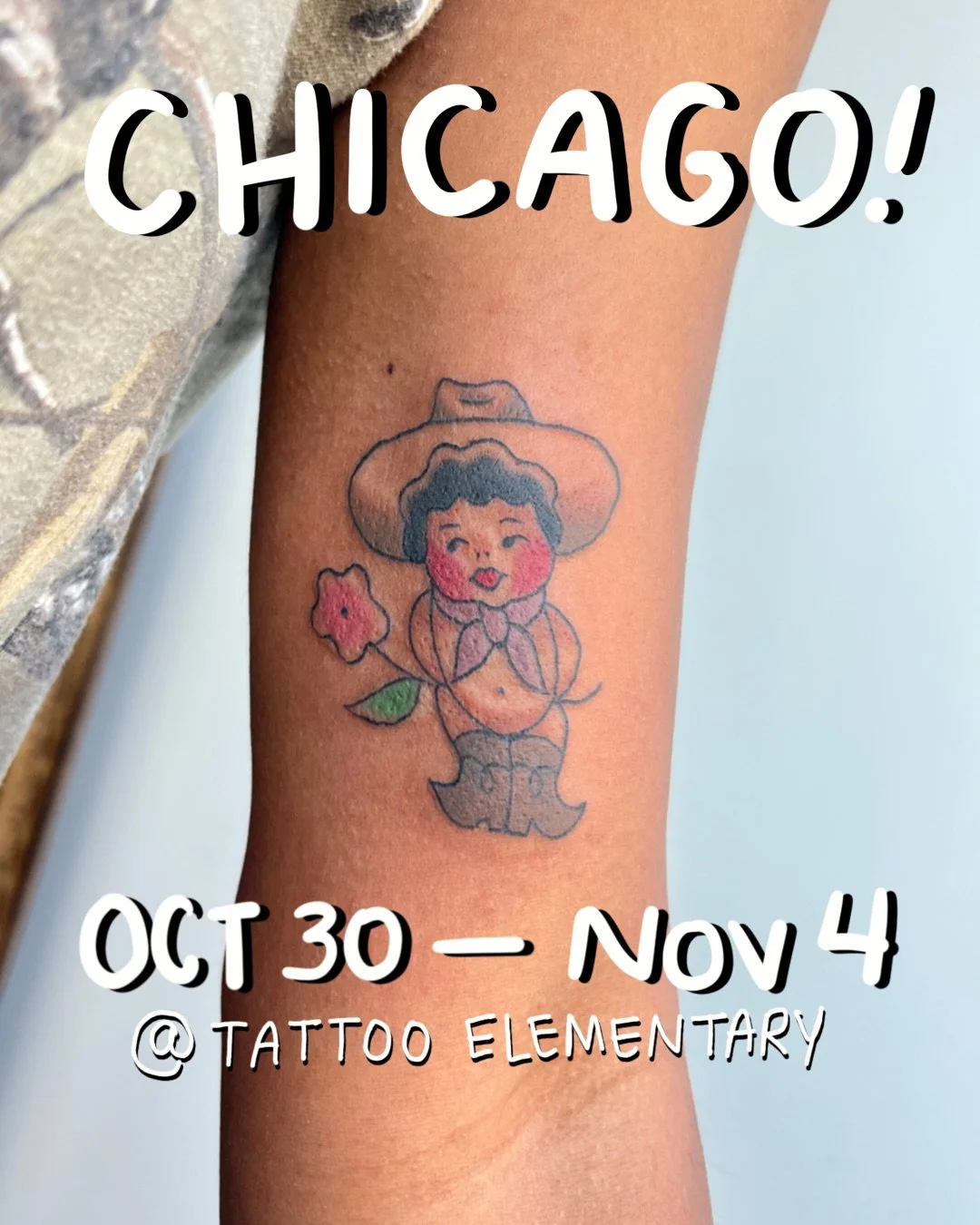🍎🍏🍎🍏🐛 OH HEY CHICAGO! 🍎🍏🍎🍏🐛

✷ I&rsquo;ll be romping around your Windy City so soon ✷ 

NOW BOOKING 10/30 &mdash; 11/04 

The fine folks at @tattoo.elementary have kindly agreed to host me and I&rsquo;ll be coming bright-eyed, bushy-tailed,
