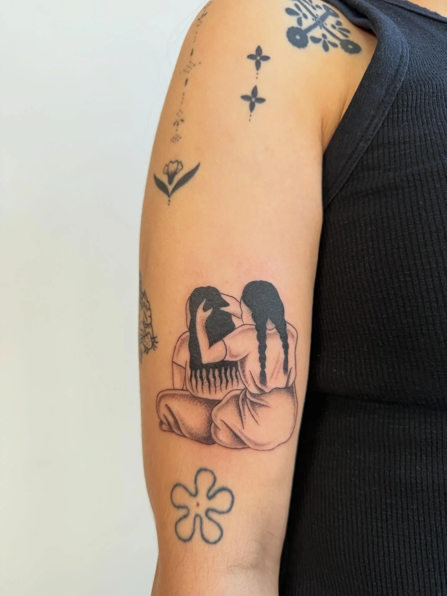 How lucky are we to be able to witness each other and share love and the sweetness of intimacy, such as braiding each other's hair? 

A recent favorite for a lovely person. Thank you, Leslie! &hearts;️