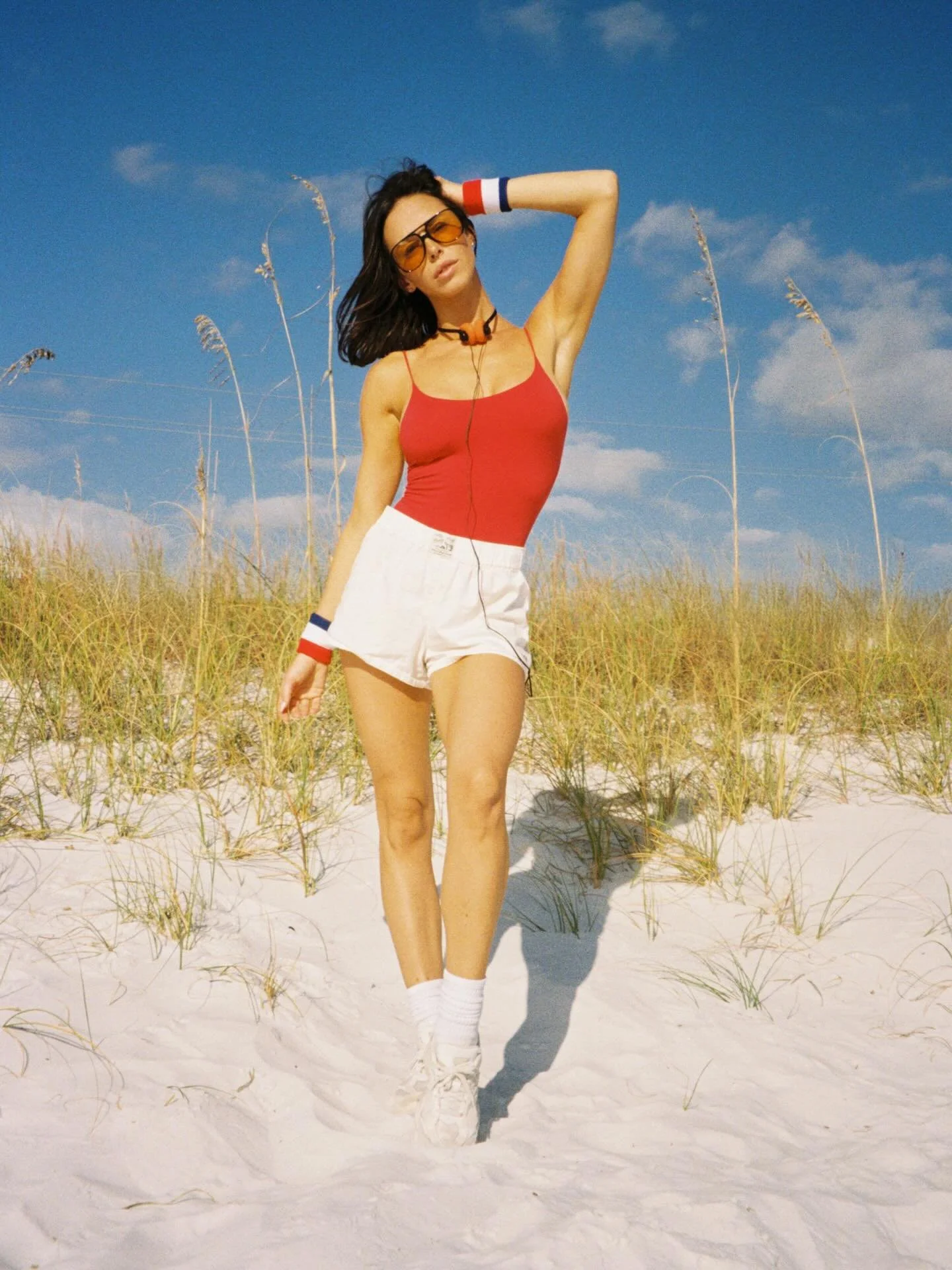 Having too much fun playing with some film &amp; of course @madalynnbleu ❤️✨🌊🎞️