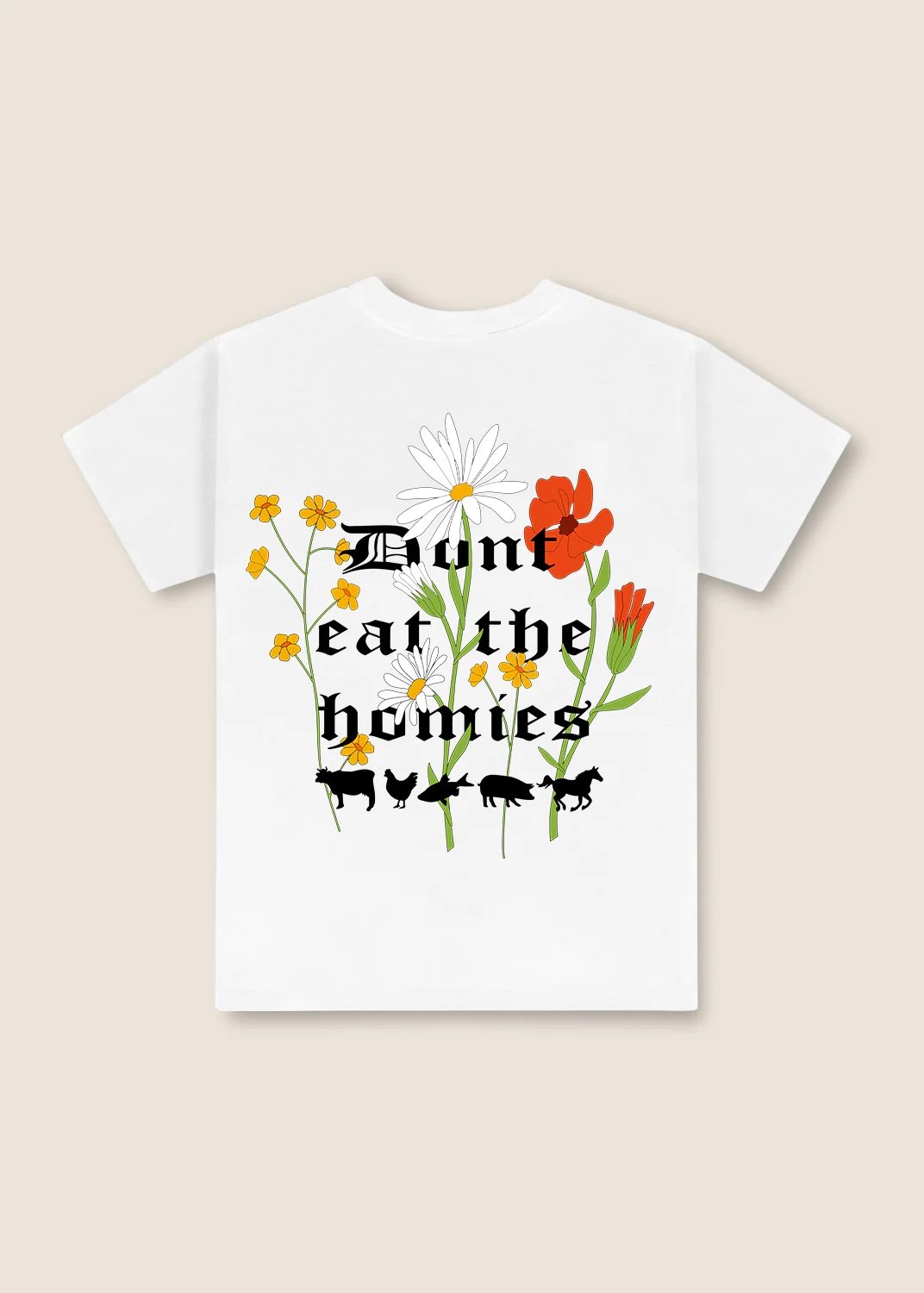 photo of Dont Eat The Homies flower tee