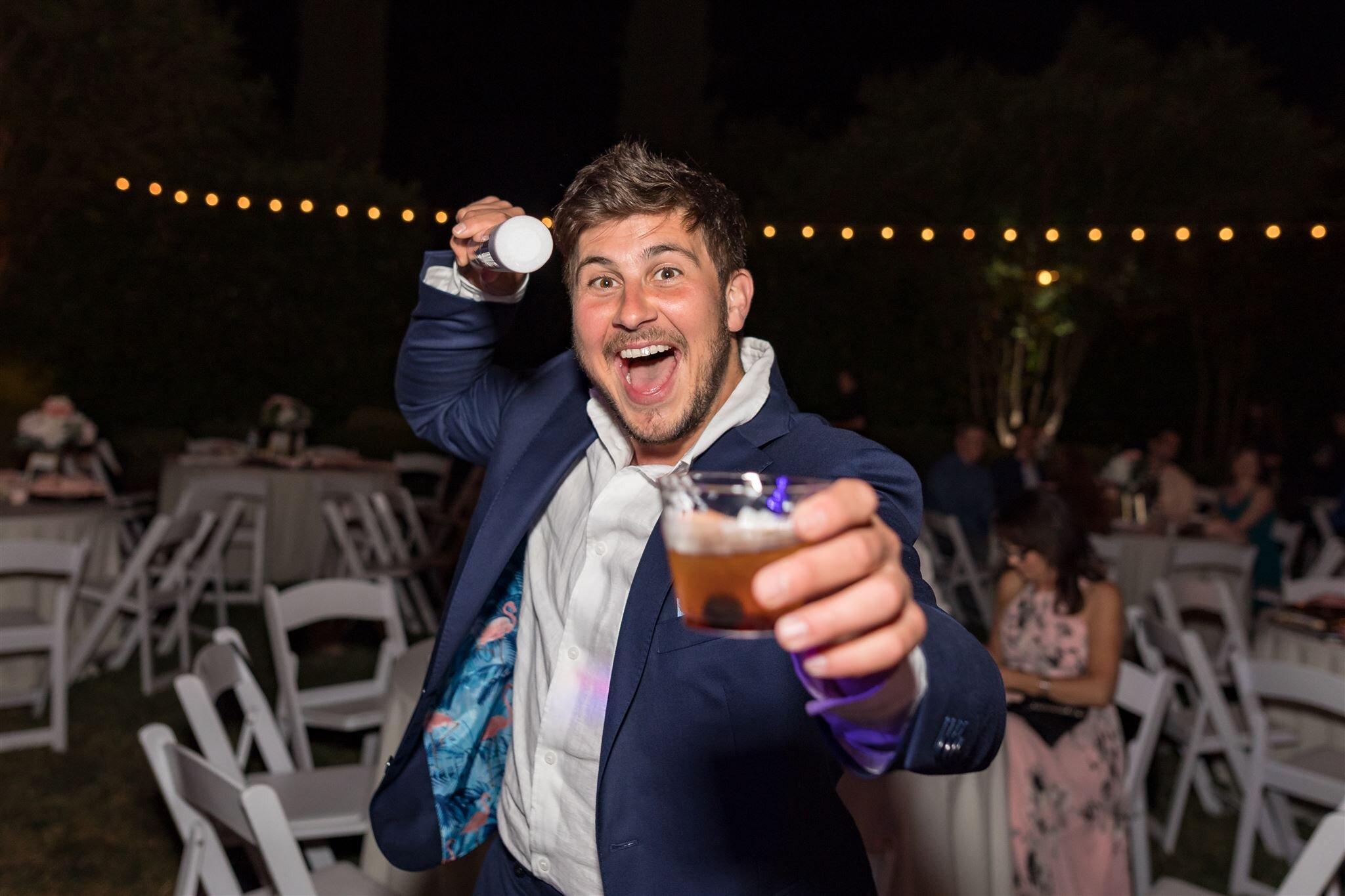 The SideCar Mobile Bar can be at your wedding or event, and you can be as happy as this guy!  We can bring our bar service to you!  Our service includes at least 2 bartenders. 
#weddings #chicoweddings #buttecountyweddings #forestranchca #weddingvenu