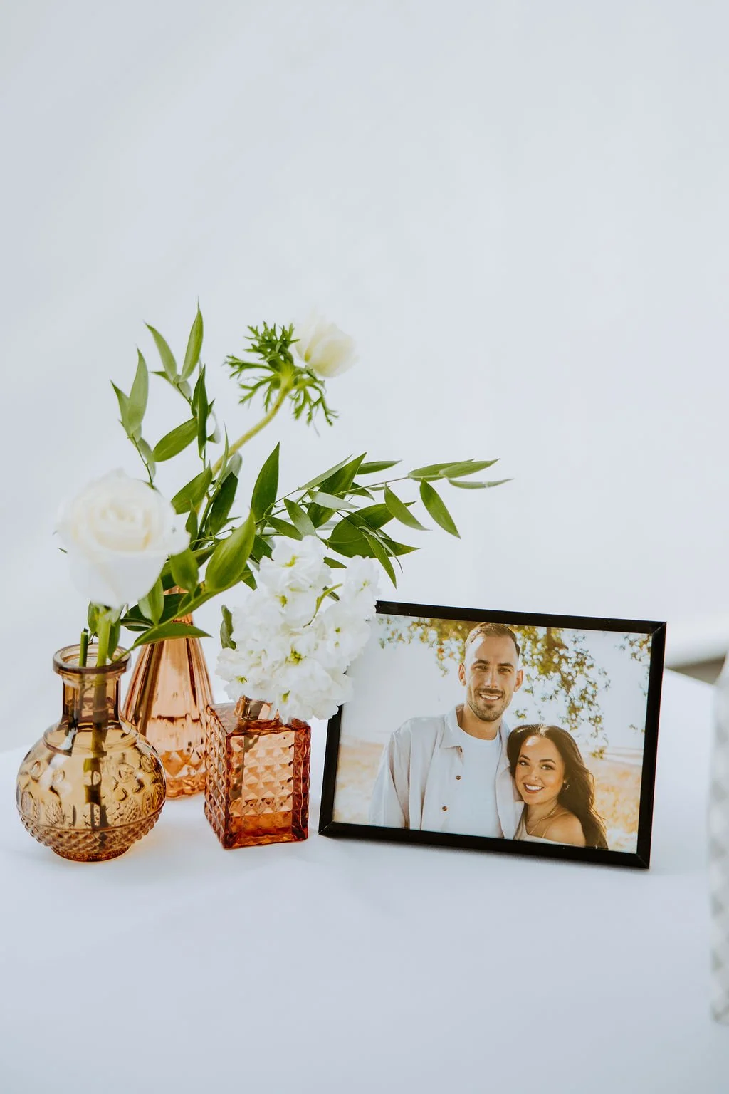 VASES  Amber - various sizes - SMALL Price:$0.75/each