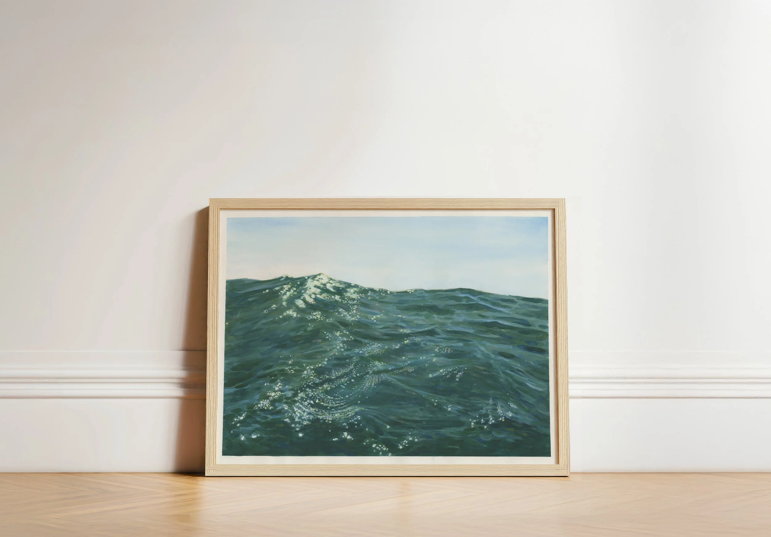 To Be Held - Original Painting by Kristin MacKenzie Hussey