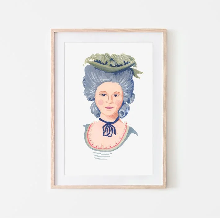 SAMPLE SALE | E is for Eliza Hamilton | Giclée Fine Art Print