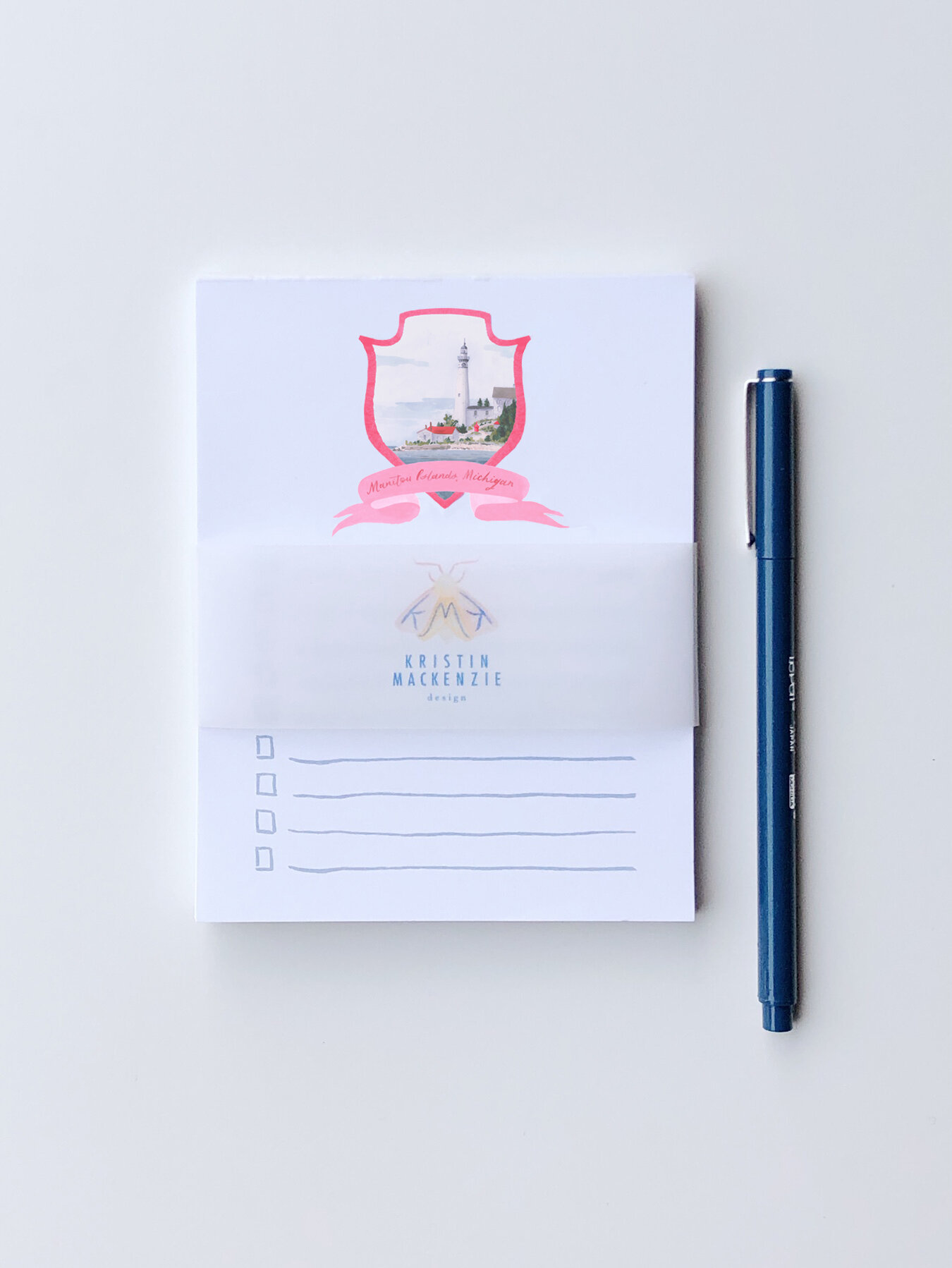 Manitou Islands - Notepad with Pen.jpg