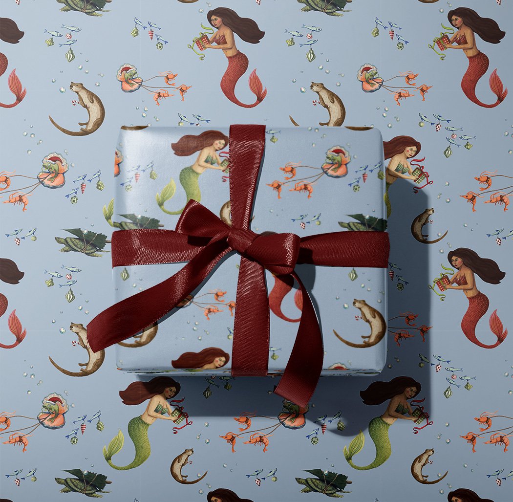 Merry Fishmas - Wrapping Paper Mock Up 2 Small.jpg