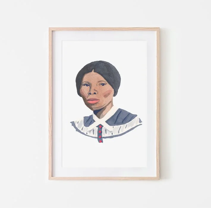SAMPLE SALE | H is for Harriet Tubman | Giclée Fine Art Print