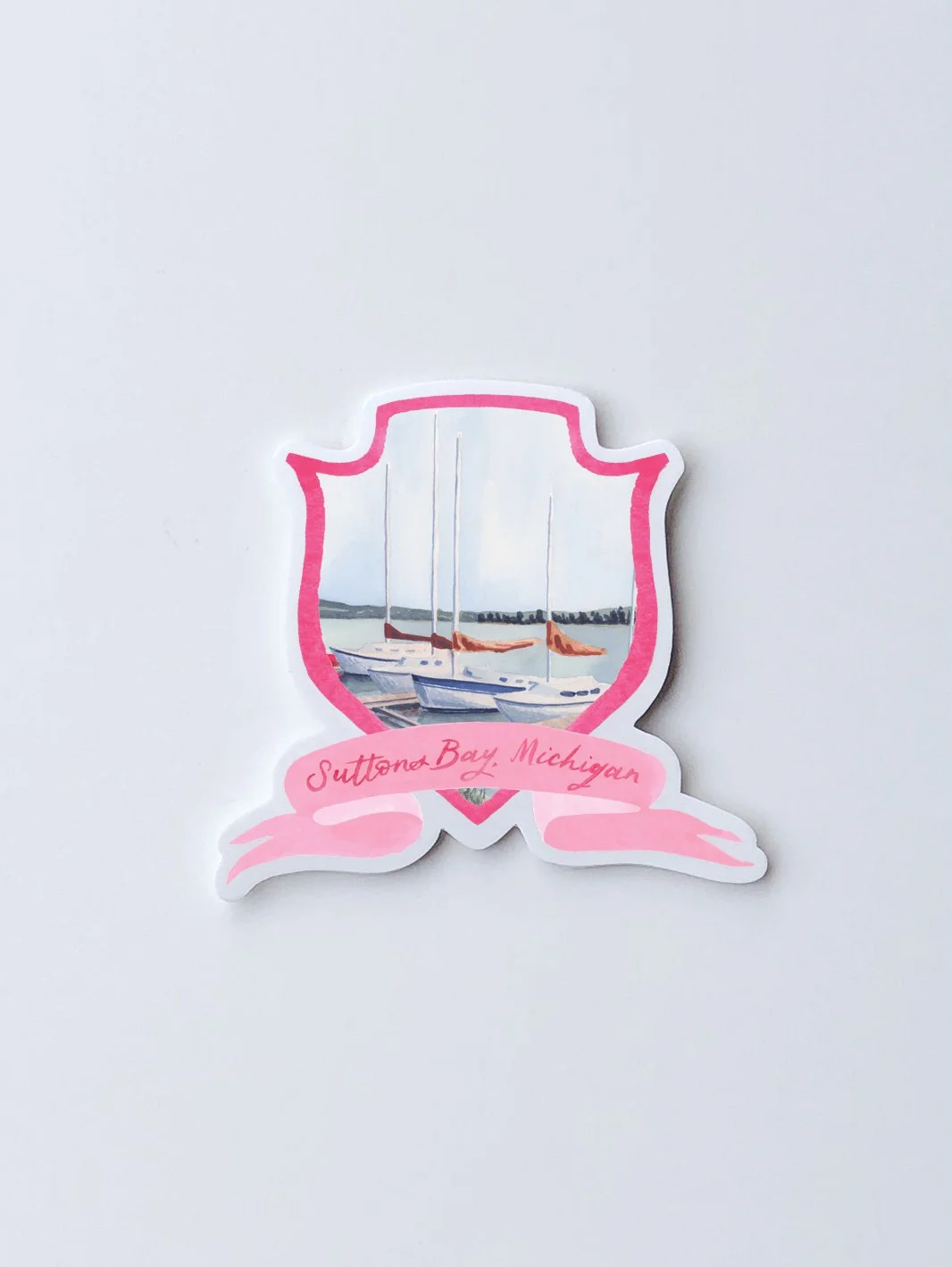 Suttons Bay Crest Sticker.jpg