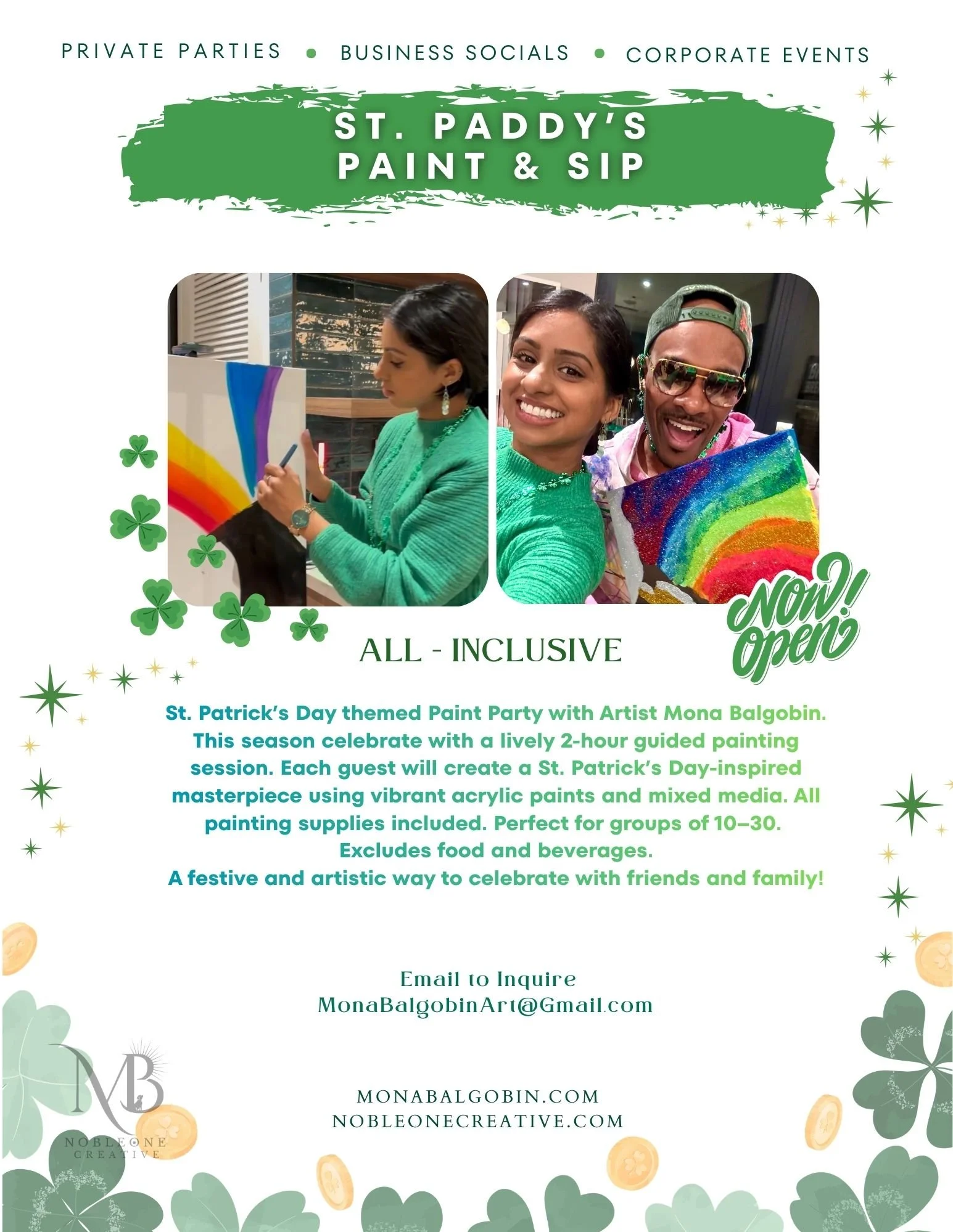 St. Paddy’s Paint & Sip