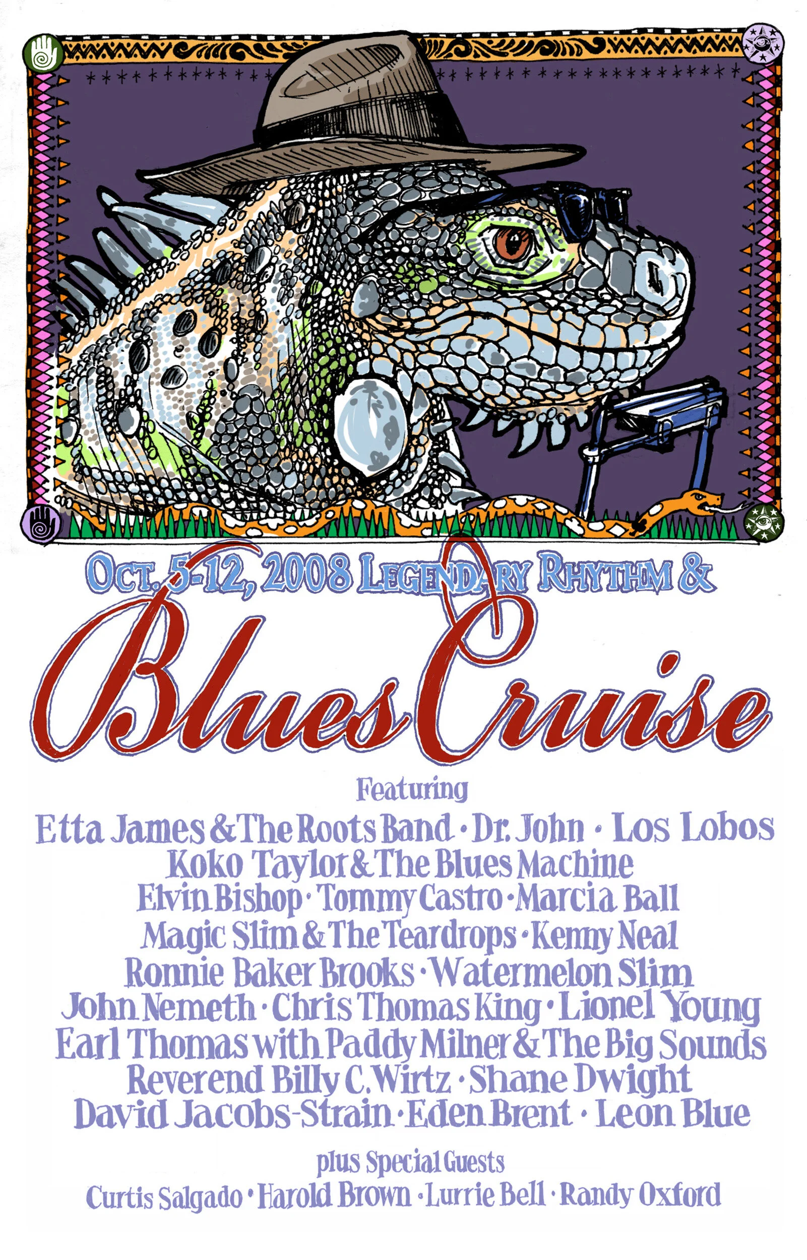 Alternative poster from Blues Cruise 2008