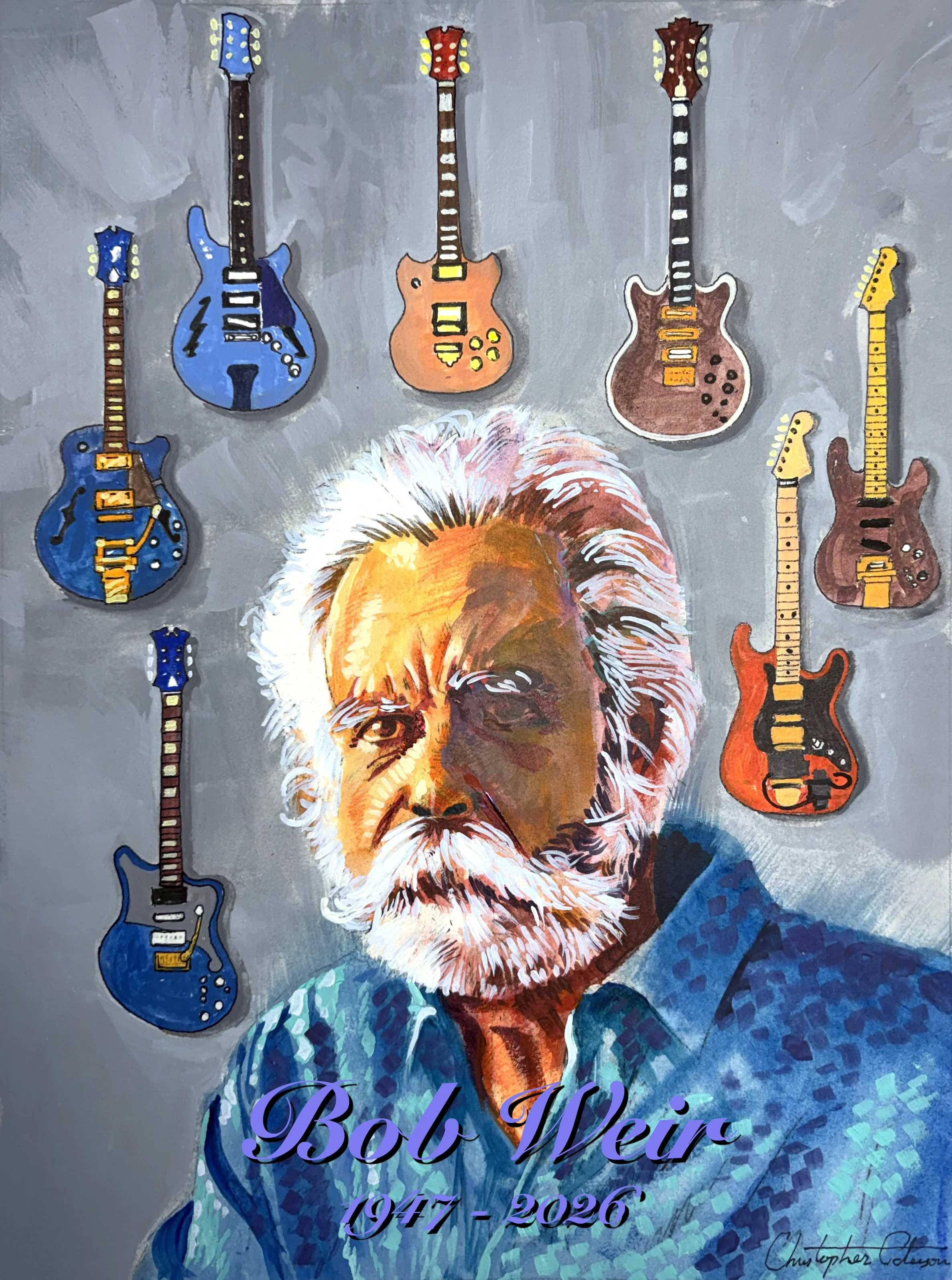 Bob Weir Commemorative poster