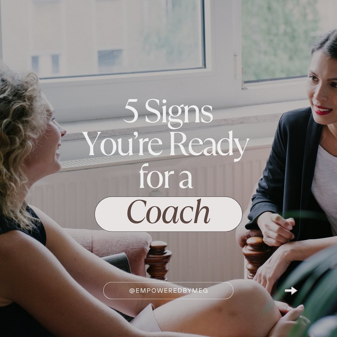 Coaching isn&rsquo;t just for when things fall apart.

Here are five signs it might be time to start:
1. You&rsquo;re not stuck&mdash;just unclear.
2. You feel overstretched and under-supported.
3. You want to grow, but not in the old ways.
4. You&rs