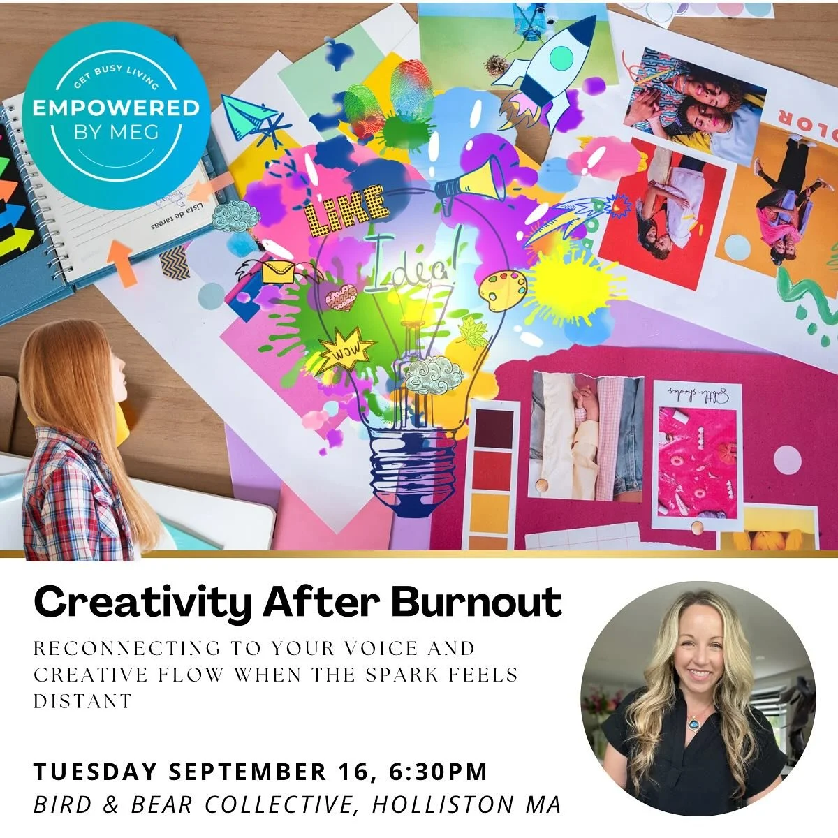 ✨ Feeling creatively drained? You&rsquo;re not alone. ✨

Burnout doesn&rsquo;t mean your creativity is gone&mdash;it just needs the right conditions to return.

That&rsquo;s why I created Creativity After Burnout, a 90-minute workshop happening Sept 